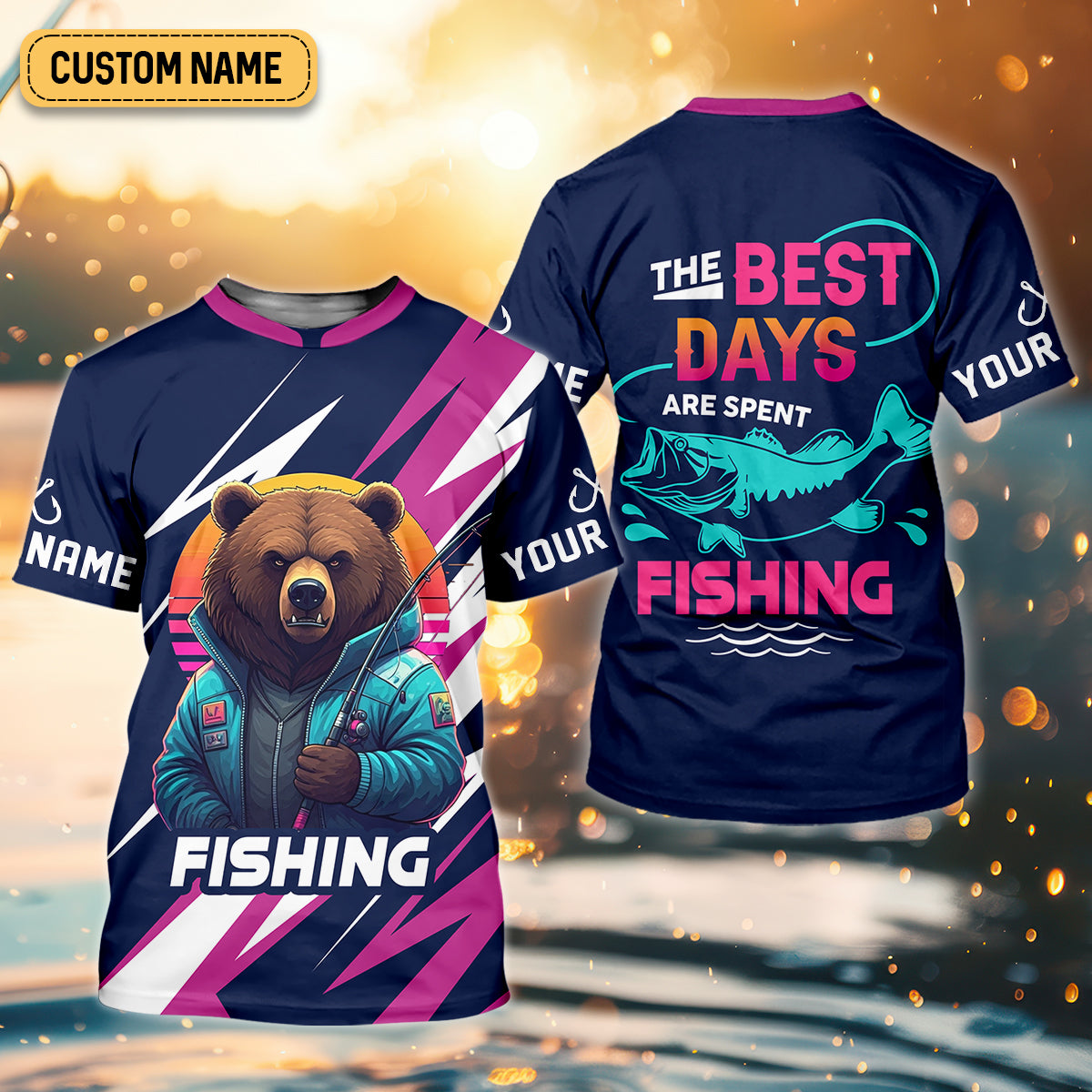 The Best Days Are Spent Fishing Shirt For Women, Fishing Gift Ideas, Female Fishing Shirts
