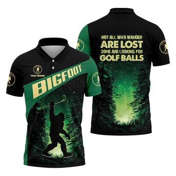 Bigfoot Custom Mens Golf Polo ShirtGolf Gifts For Dad