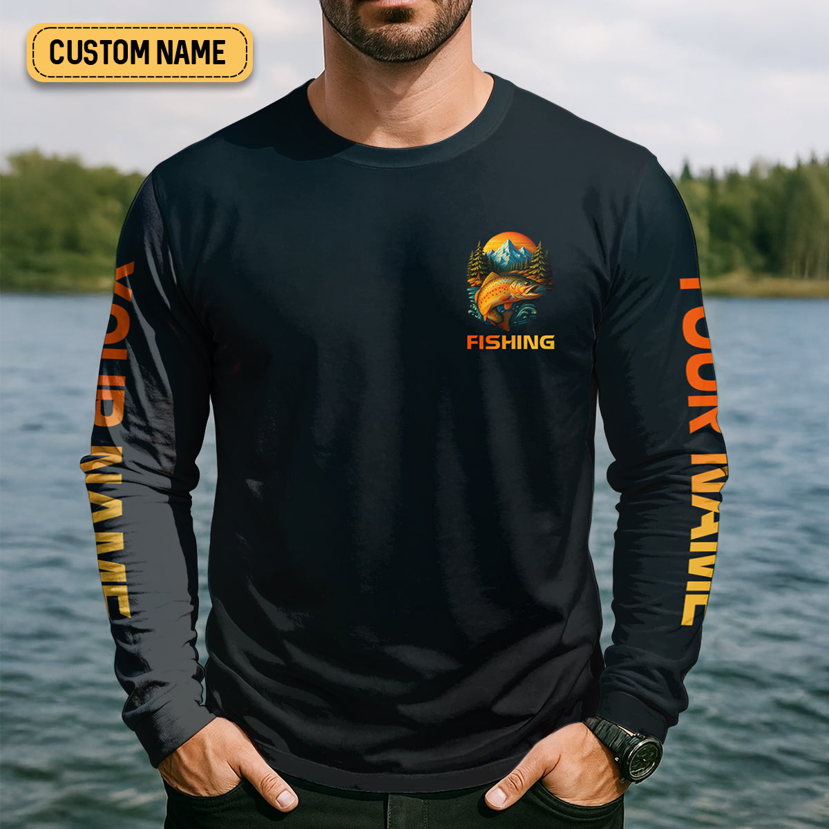 I Will Make You Fishers Of Men Fishing UPF Shirt, Personalized Fishing Shirt For Men, Fishing Shirts For Men