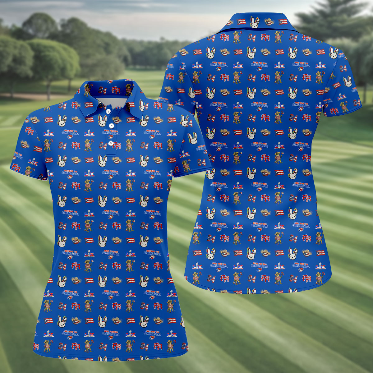 Here For The Benito Bowl Football Theme Blue Polo Shirt Womens, American Football League Gift Ideas For Football Fans
