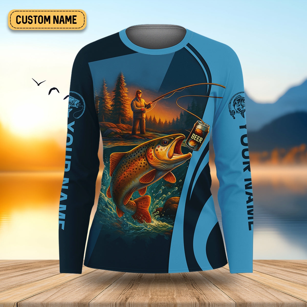 A Fish Or A Buzz I'm Catching Something Female Fishing Shirts, Women SPF Shirt, Fishing Shirt For Women