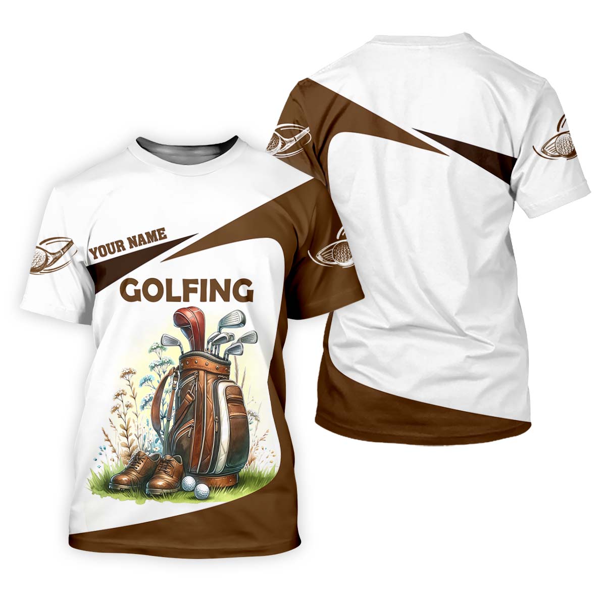 Golfing Fun Womens Golf Shirts, Ladies Sleeveless Tops, Ladies Golf Polos, Cool Golf Gift