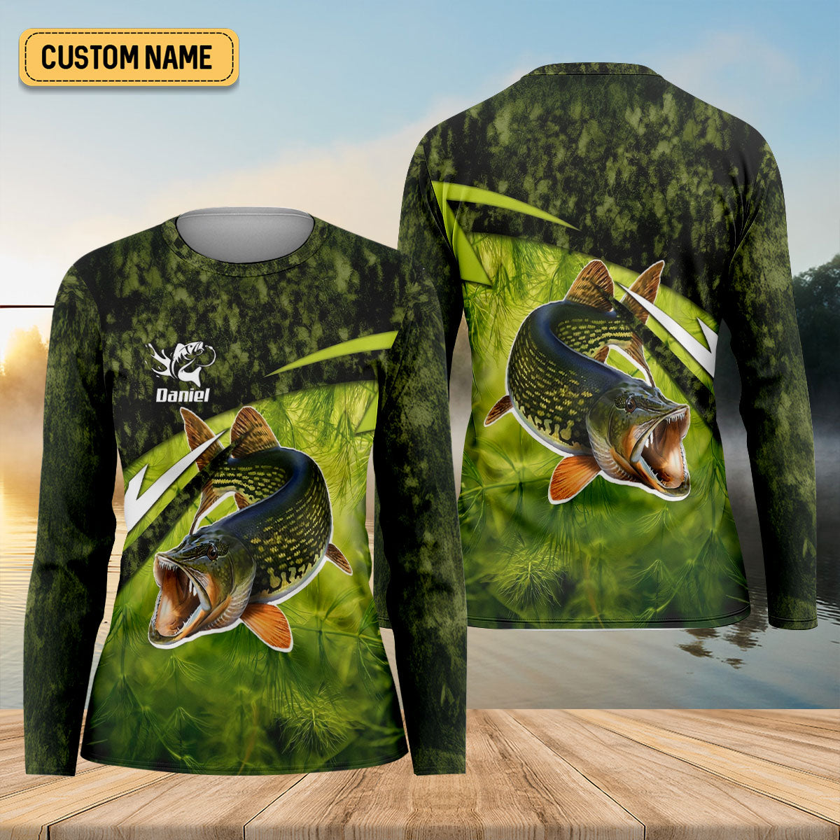 Carp Fish Olive Drab Fishing UPF Shirts, Performance Fishing Shirts, Carp Fishing Shirt For Women