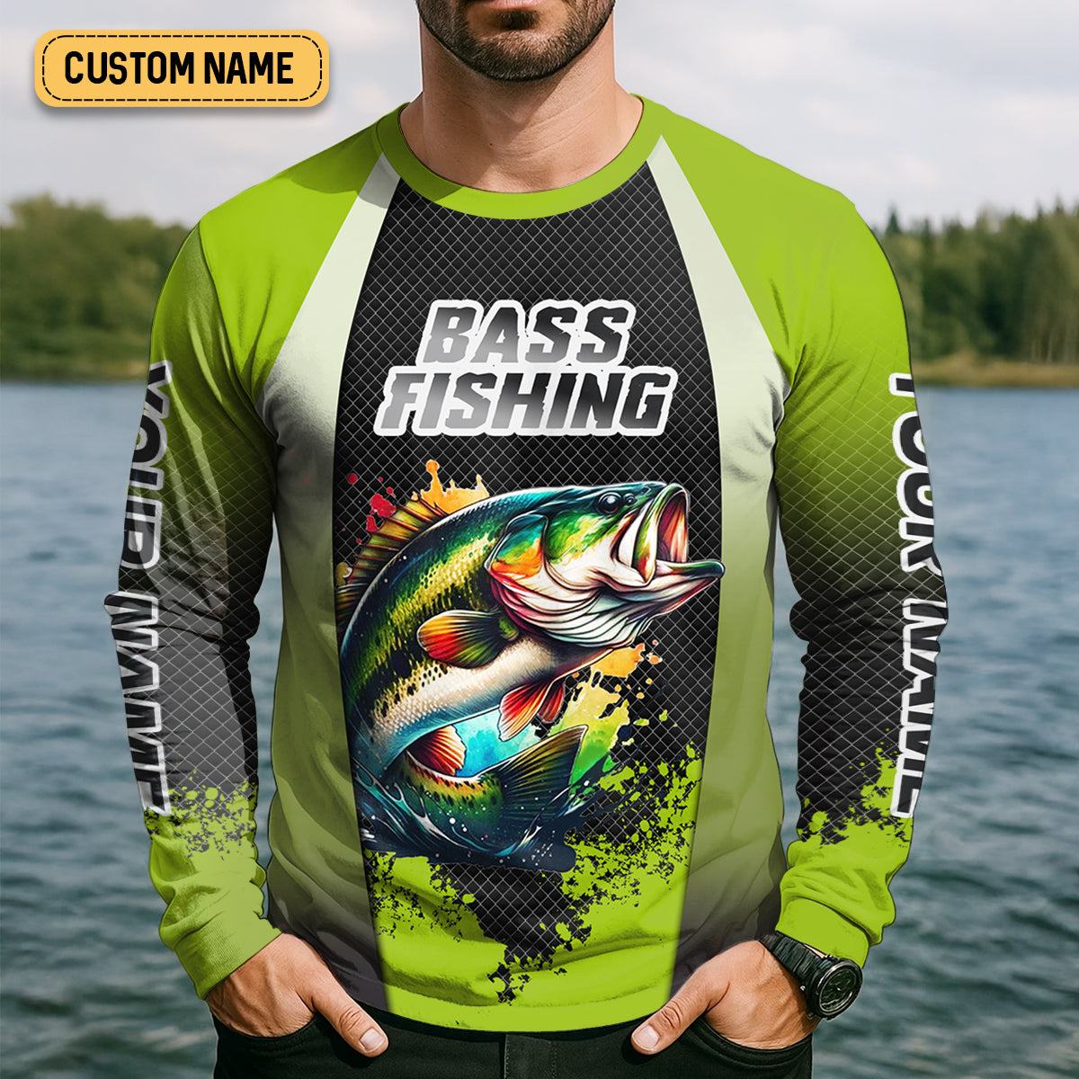 The Bass Are Calling And I Must Go Bass Fishing SPF Shirt For Men, Funny Fishing Shirt, Men's Fishing Shirt