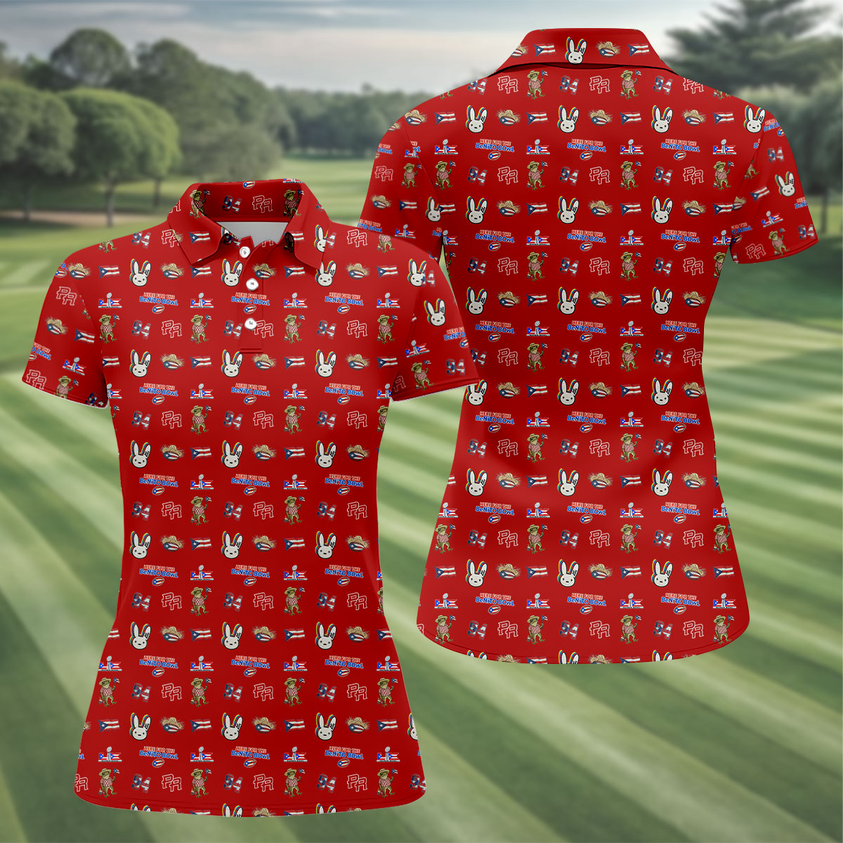 Here For The Benito Bowl Football Theme Red Polo Shirt Womens, American Football League Gift Ideas For Football Fans