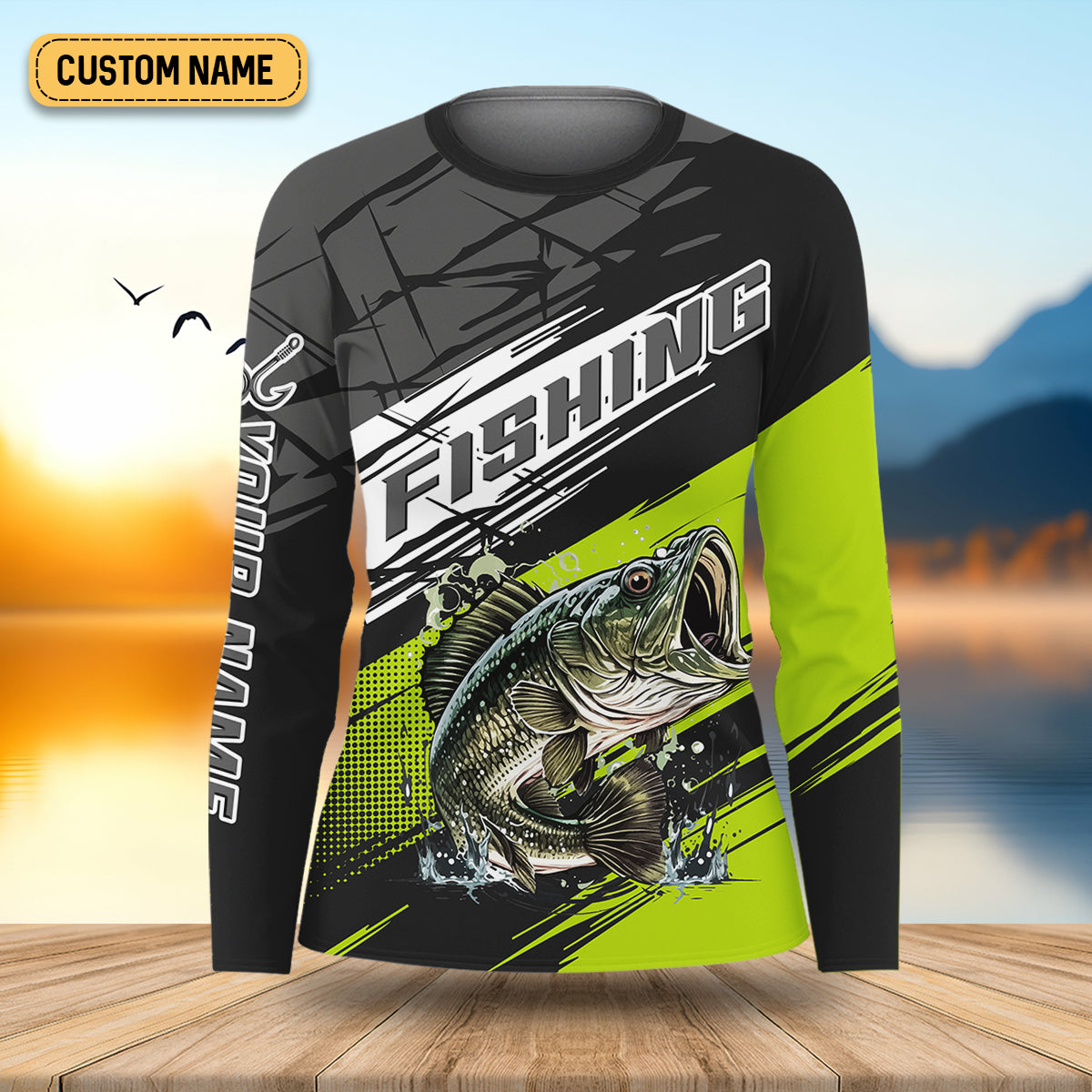Hey Fish Wanna Hook Up Neon Fishing Women SPF Shirt, Funny Fishing Shirt, Fishing Shirt For Women