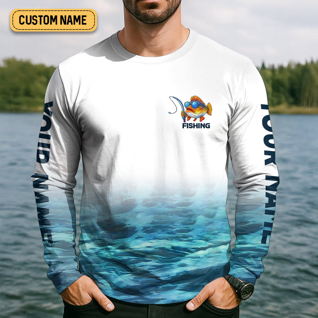 Fishing Rods Are Like Potato Chips White Fishing Shirt, Funny Fishing Shirt, SPF Shirt For Men, Gift For Fisherman