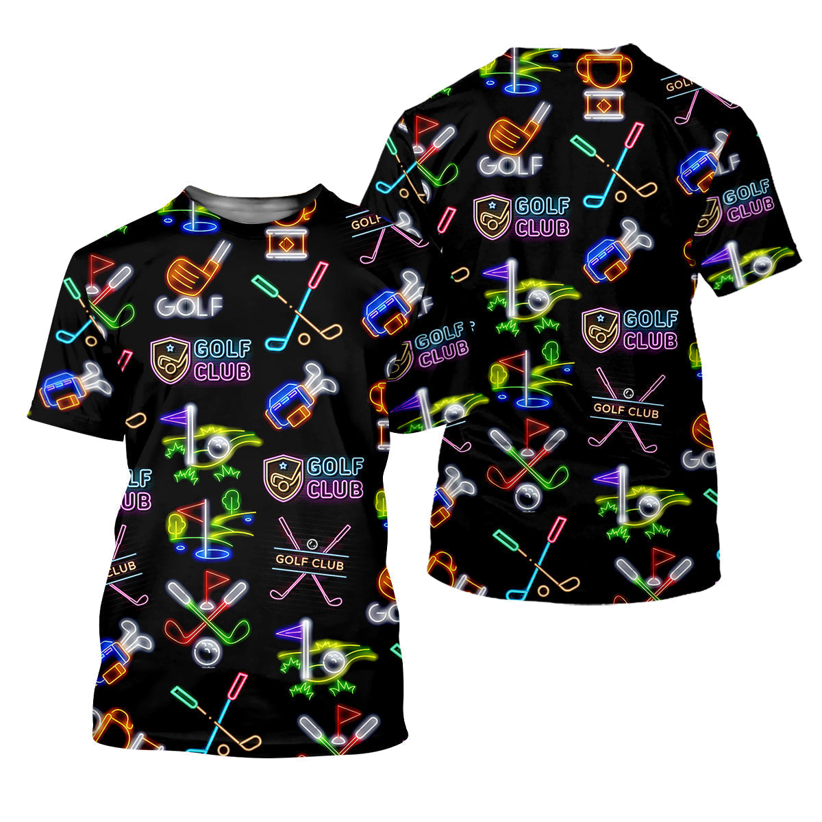 Neon Golf Clubs Womens Golf Polo ShirtLadies Golf Shirts, Womens Golf Wear