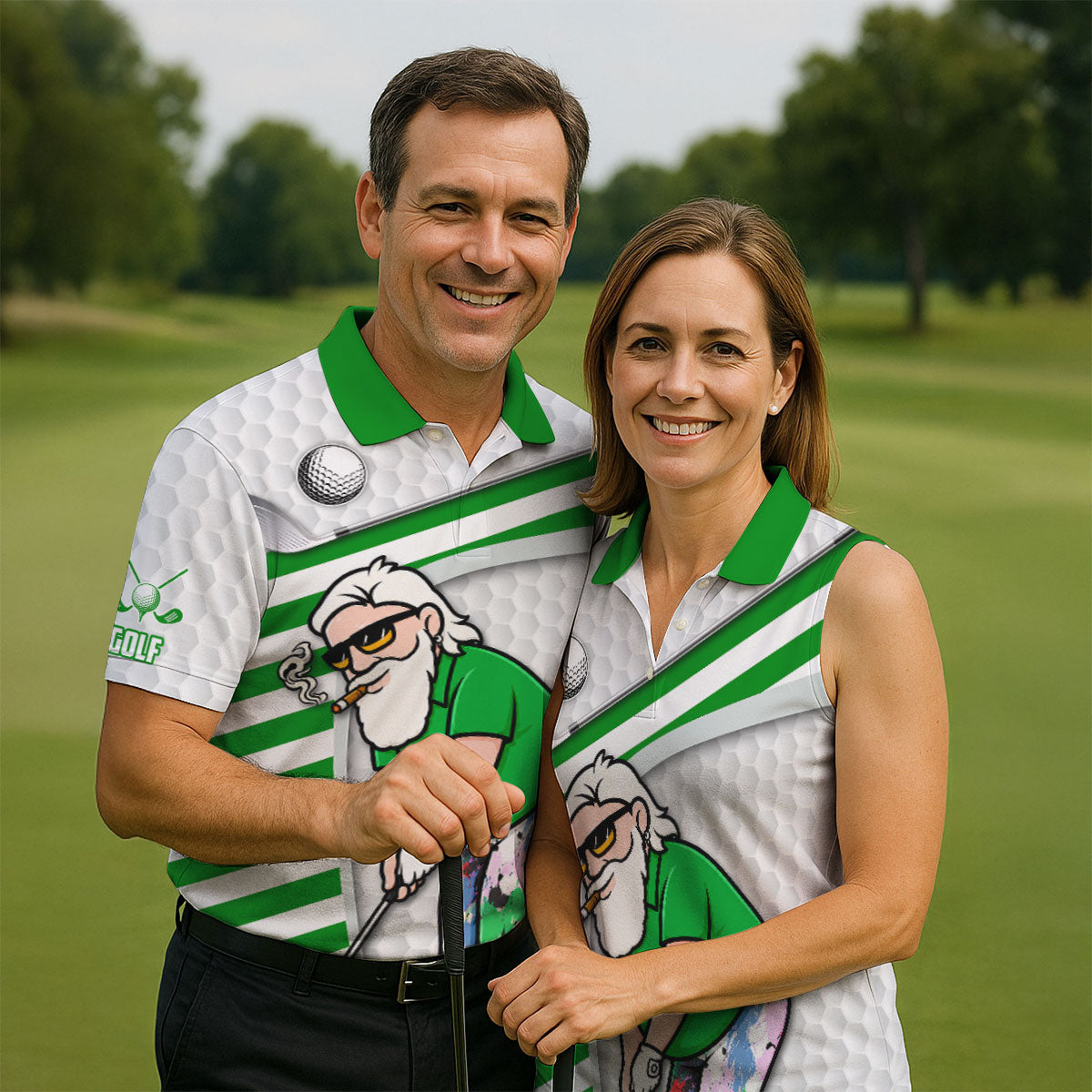 Funny Rippin Butts And Sinkin Putts Polo Shirt, Mens Golf Shirts, Golf Shirts For Men
