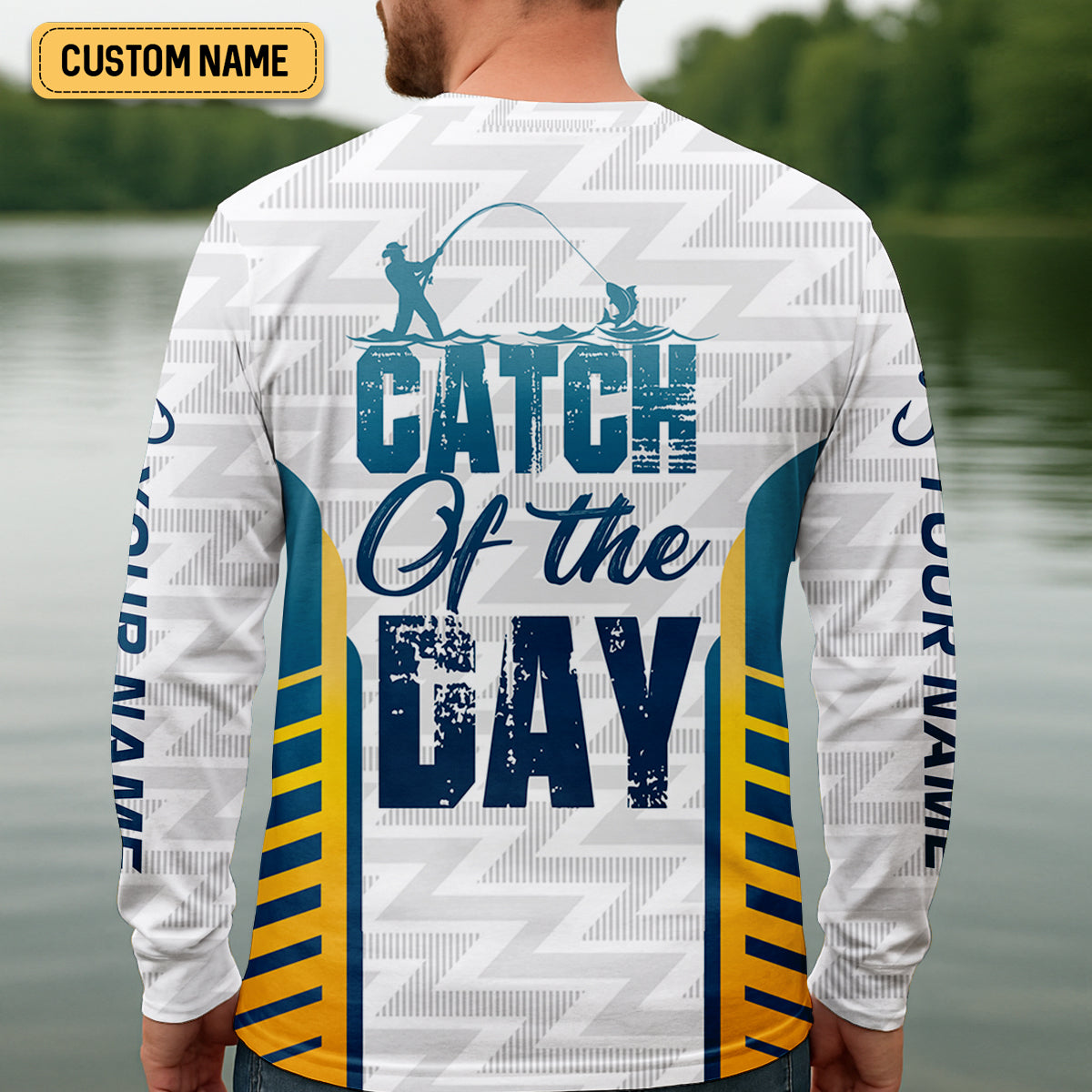 Catch Of The Day Funny Fishing Shirts For Men, SPF Shirt For Men, Funny Fishing Shirt, Gift For Fisherman