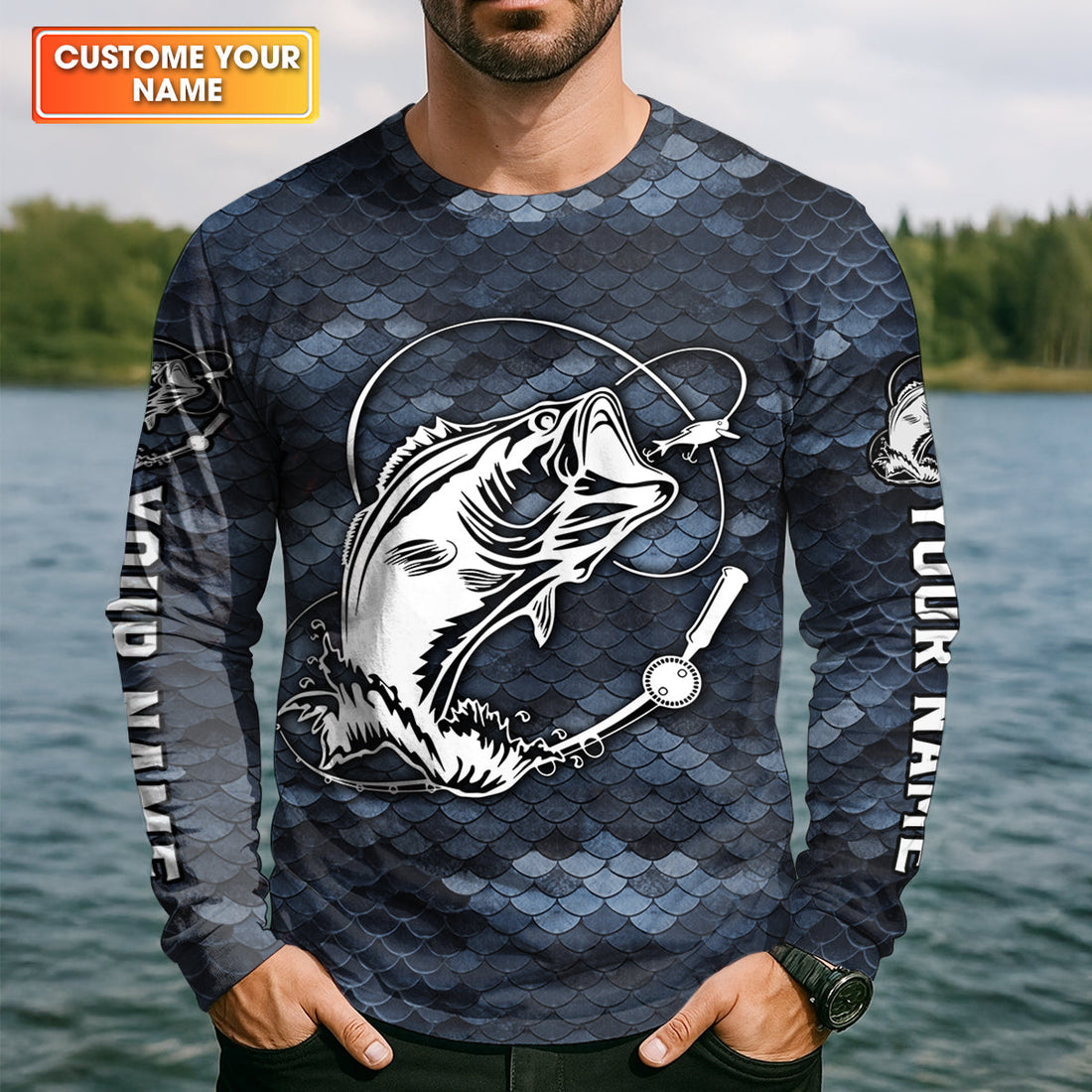 I Might Look Like I’m Listening But In My Head I’m Fishing, Personalized Fishing Shirt for Men