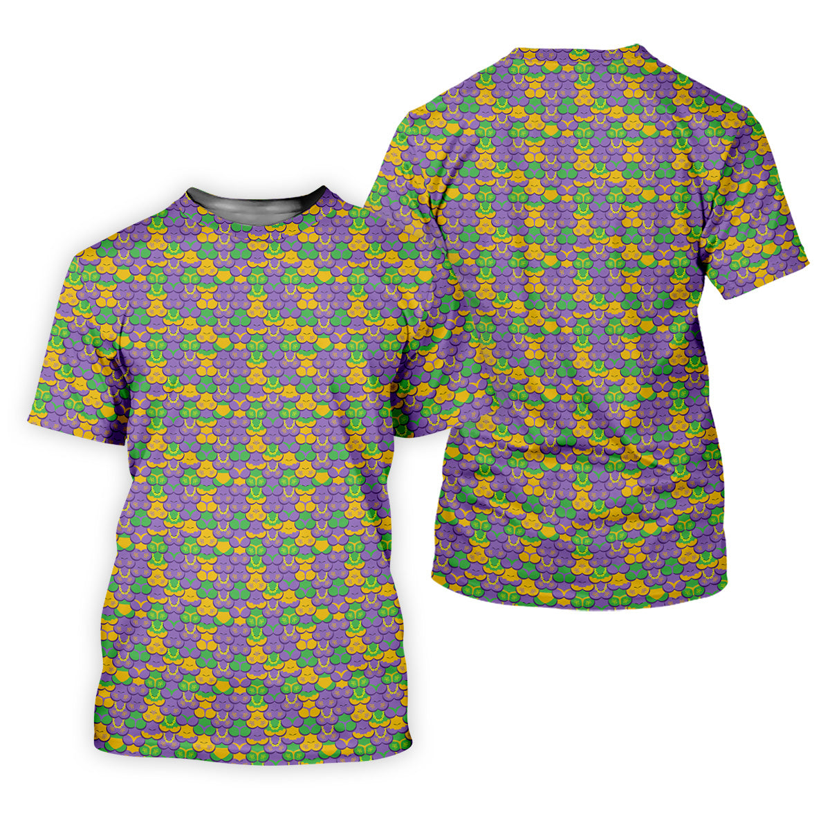 Funny Mardi Gras Women's Golf Polo ShirtFun Womens Golf Shirts, Mardi Gras Polo, Funny Golf Shirt