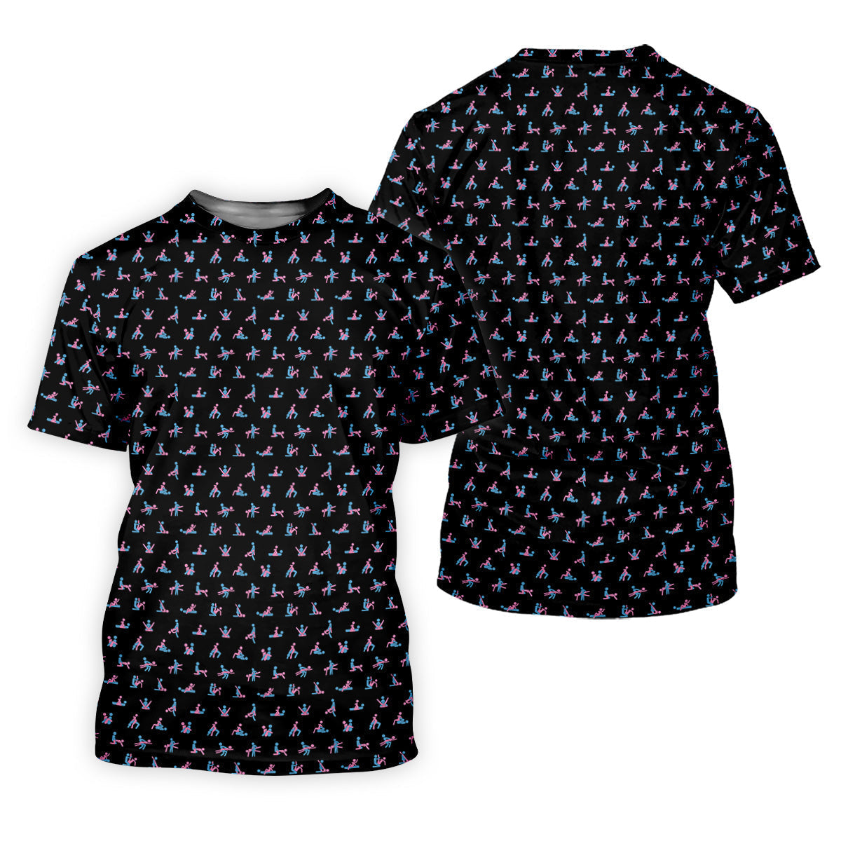 Funny Stick Figure Golf Polo ShirtFunny Position Golf Shirt, Fun Womens Golf Shirts, Ladies Golf Shirt