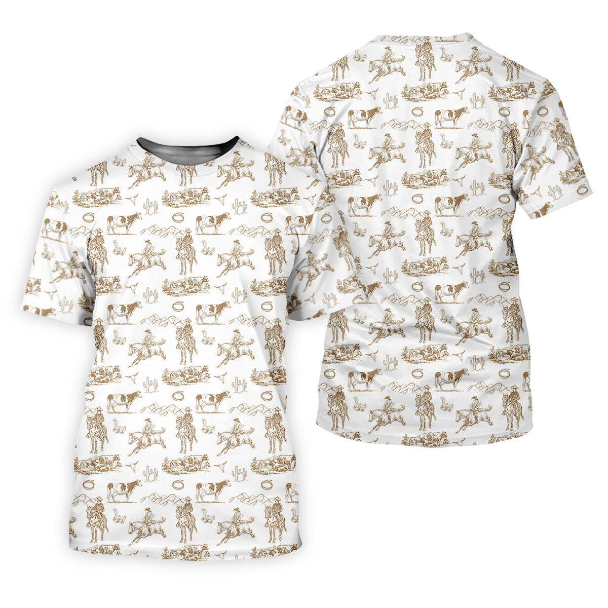 Cowboy Ride Horse Ladies Sleeveless Polo, Golf Shirt For Women, Ladies Golf Shirts, Golfing Apparel