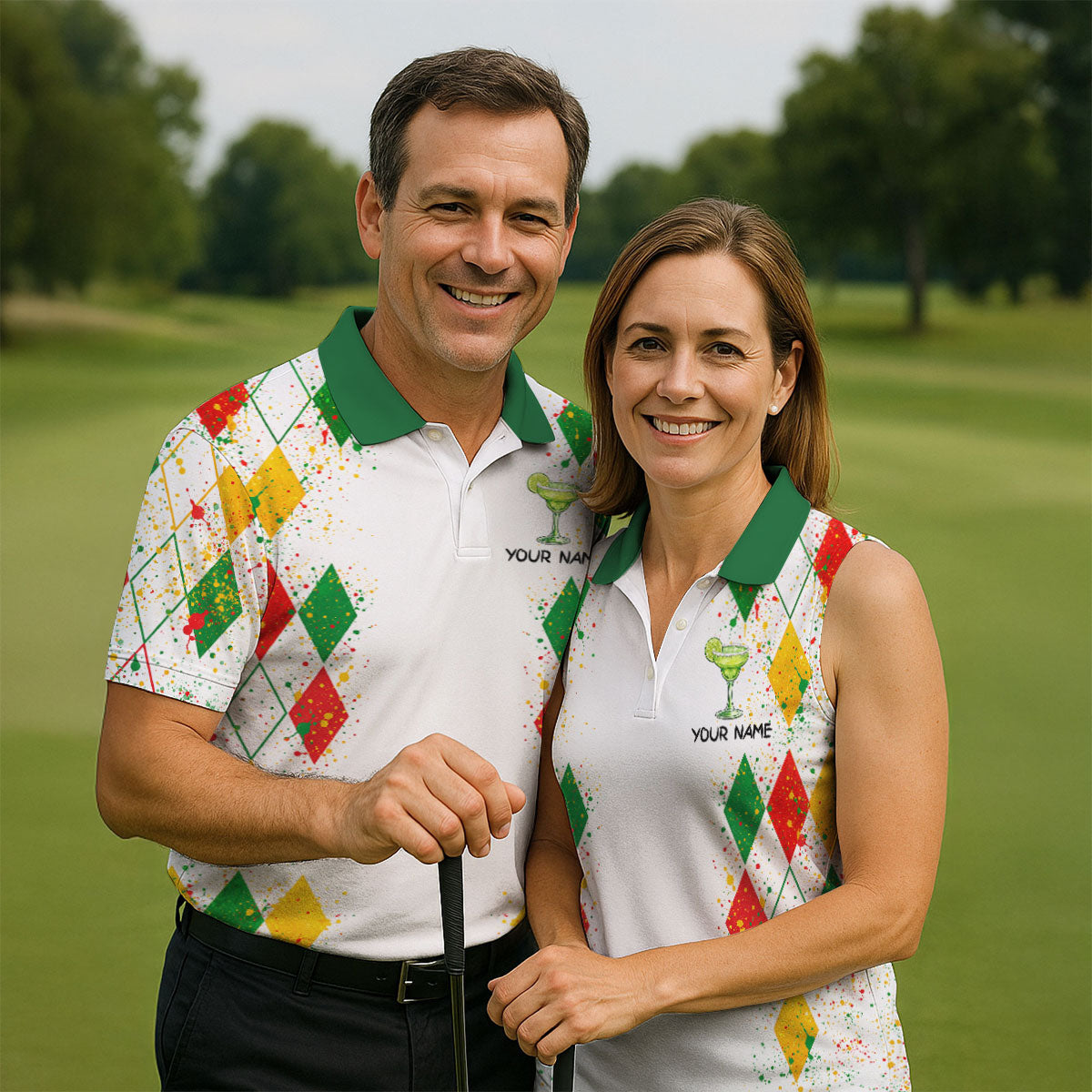 Swing Swear Drink Repeat Margarita Cocktail Cinco De Mayo Celebration Fiesta Themed Golf Shirt For Women