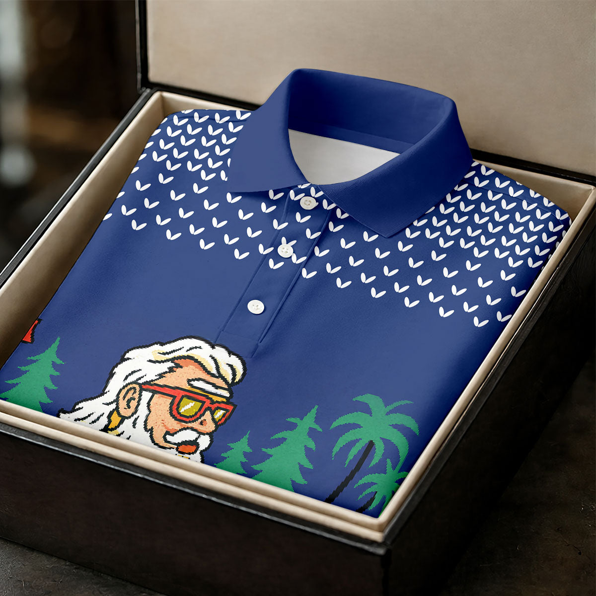 Funny Retro Golfer Drinking Beer Paisley Polo Shirt, Golf Shirts For Women, Women’s Golf Apparel