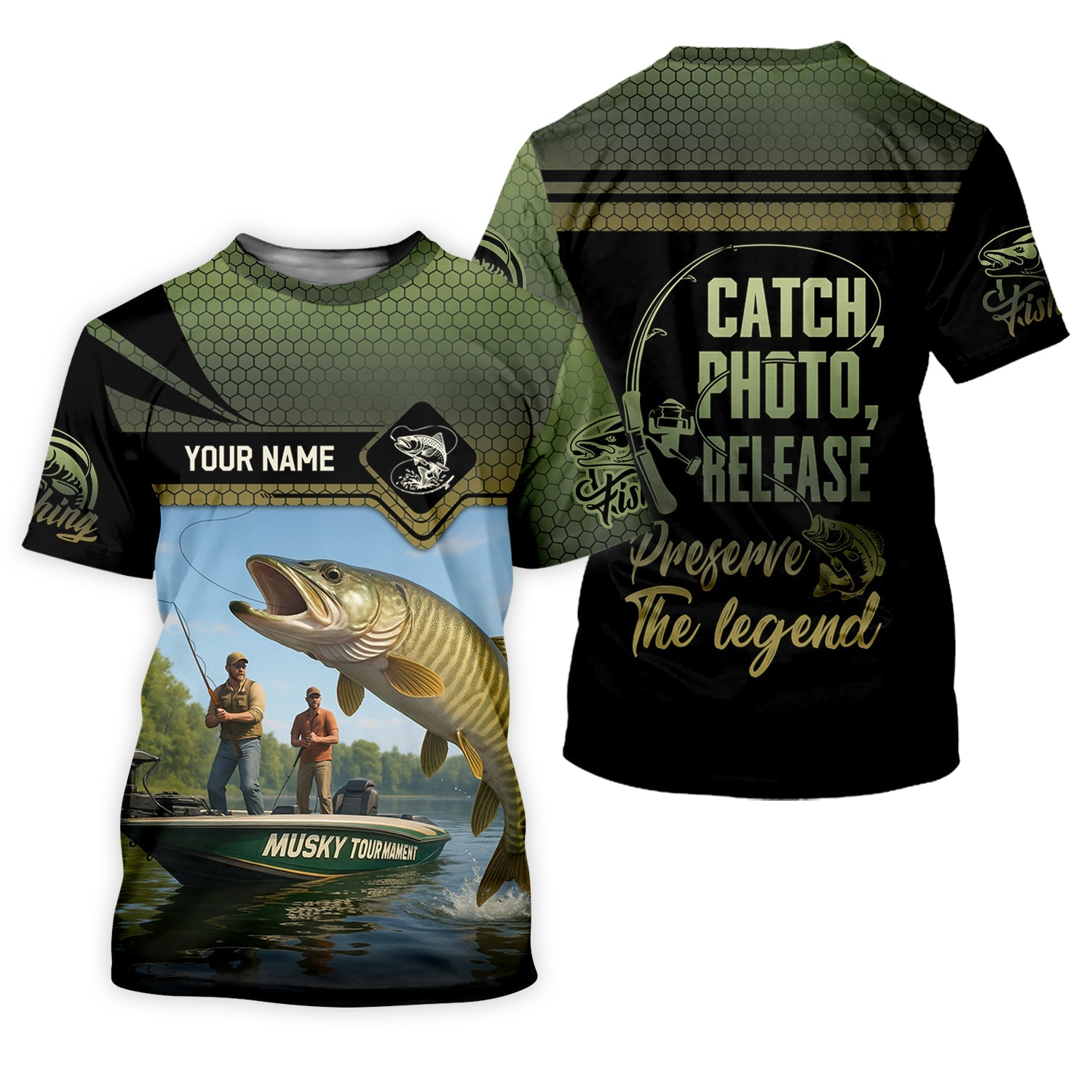 CPR Fishing, SPF Long Sleeve Shirts, Men Button Down Shirt, Best Fishing Gifts, Musky Fishing