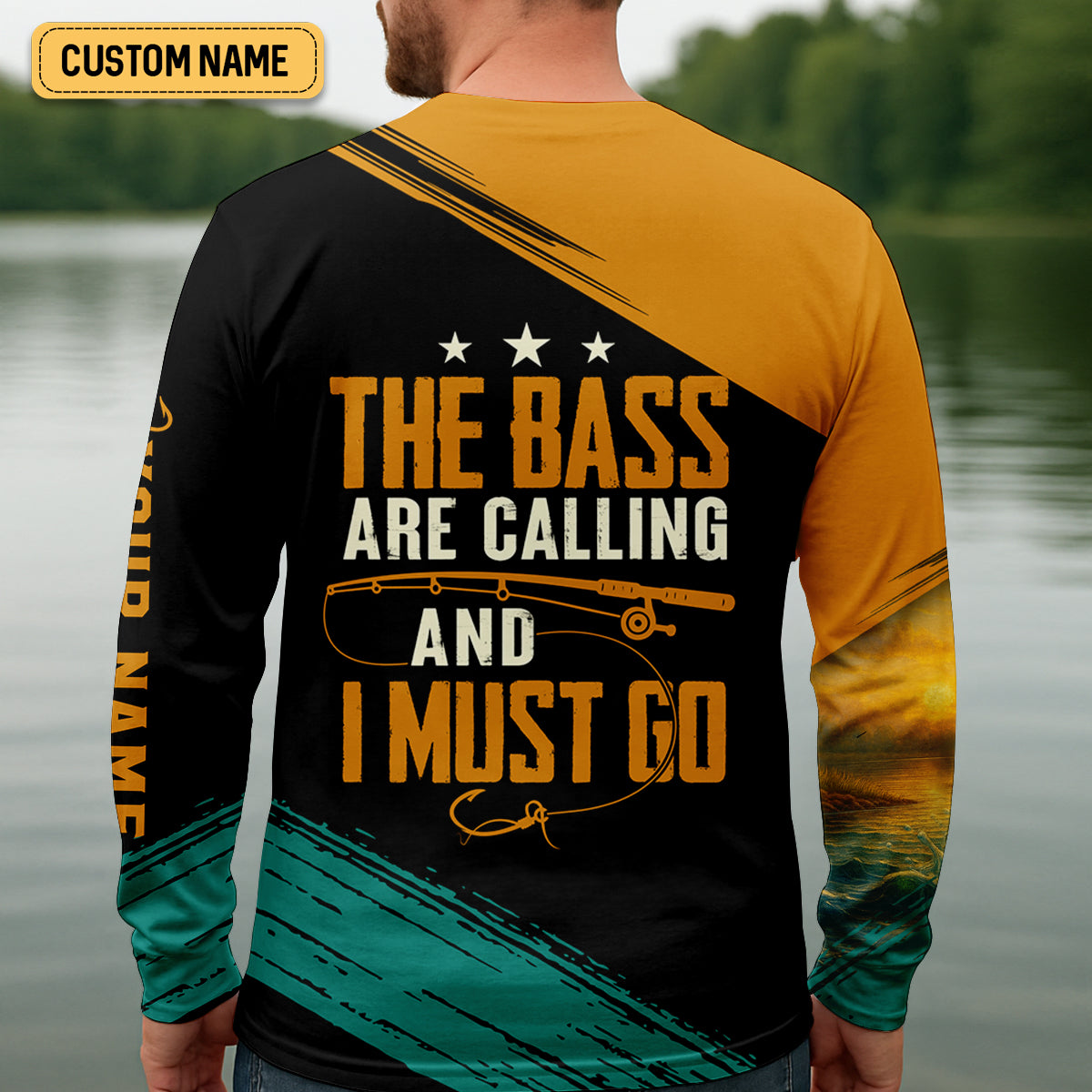 The Bass Are Calling And I Must Go SPF Shirt For Men, Gift For Fisherman, Largemouth Bass Fishing