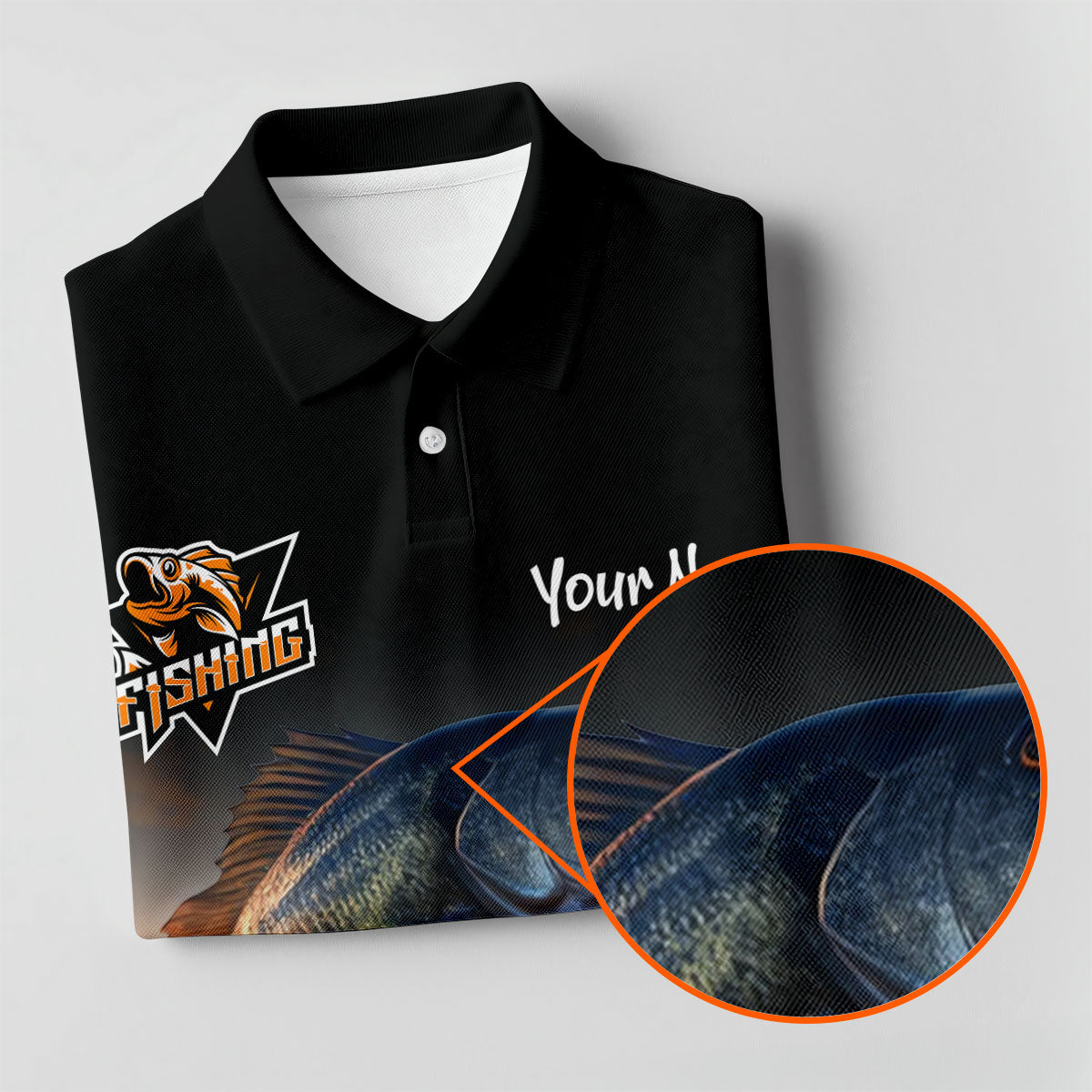 Largemouth Bass Fishing Performance Fishing Shirts, Fishing UPF Shirts, Fishing Shirt For Women