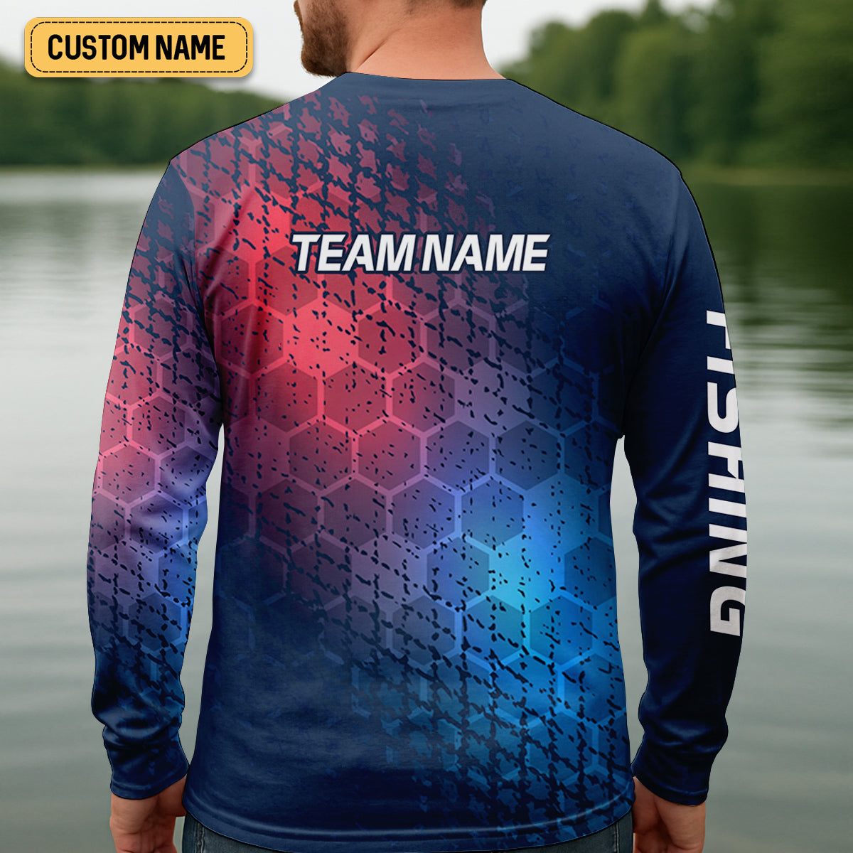 Marlin Fishing Custom Name UPF Shirts, Tournament Fishing Shirts, Men's Fishing Shirt
