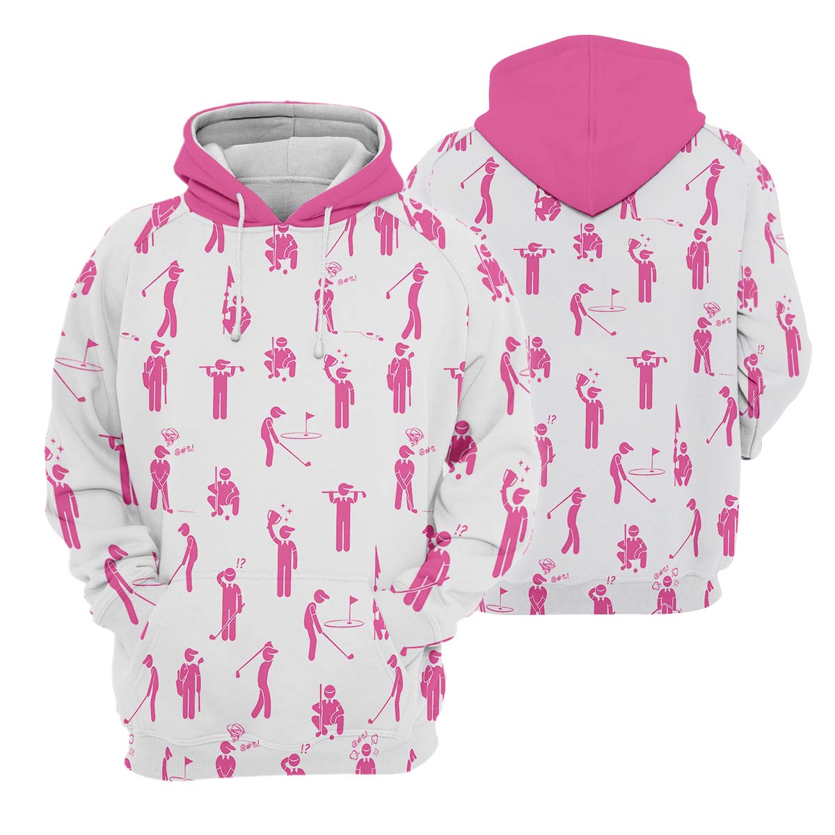Pink Golf Polo ShirtGolfing Apparel, Womens Golf Gifts