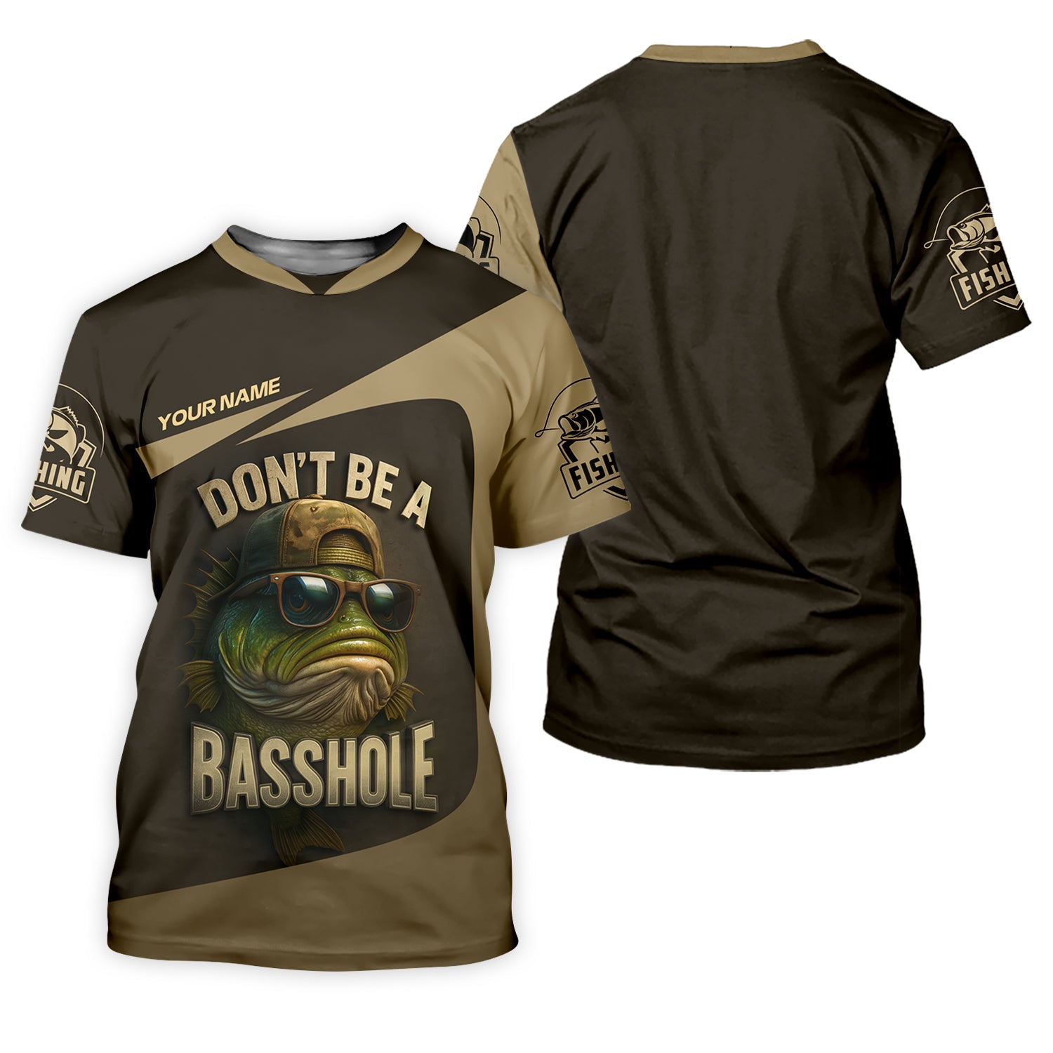 Don't Be A Basshole Women's Fishing Shirt, Mahi Fishing Shirt, UPF Fishing Shirt