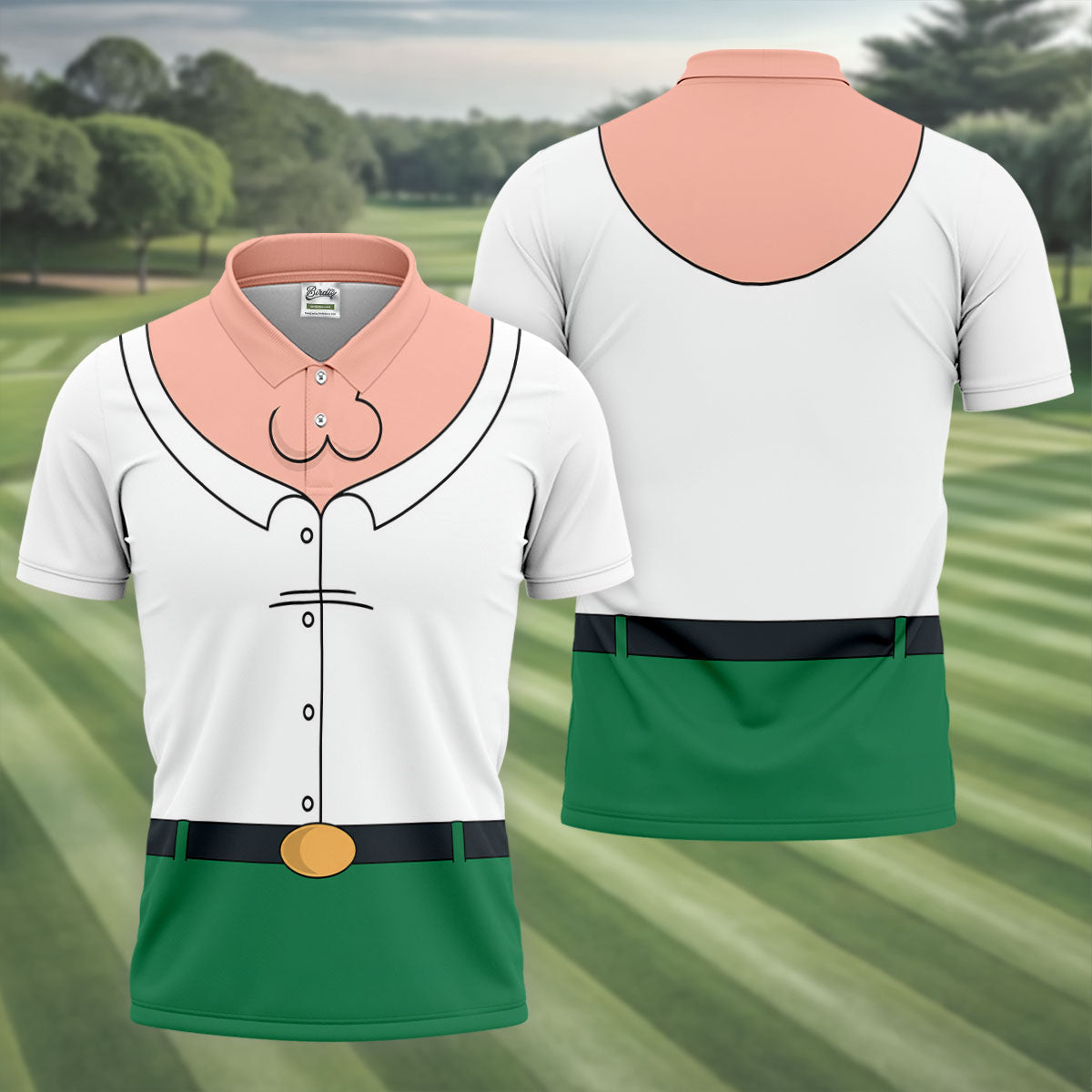 Funny Cartoon Costume Halloween Polo Shirt, Golf Polo For Men, Mens Golf Apparel