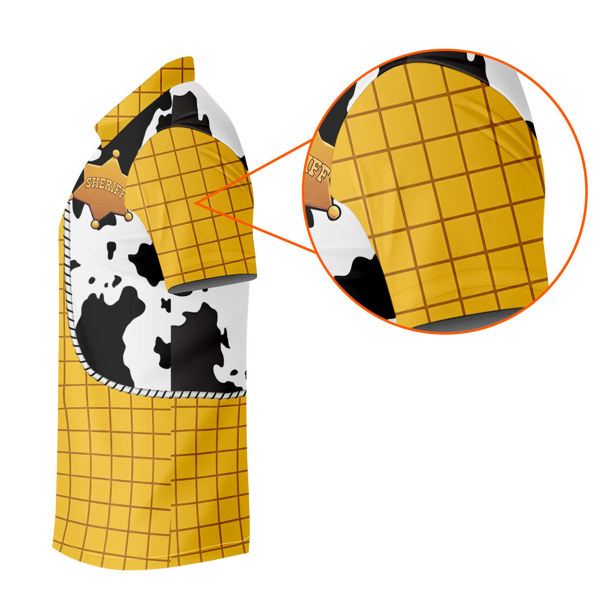 Cowboy Toy Hawaiian Golf Shirt, Cartoon Style Men's Golf Shirt, Polo Shirts For Men