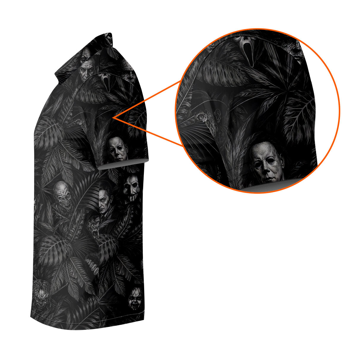 Horror Character Halloween Golf Shirt, Golf Shirts For Women, Women's Golf Apparel