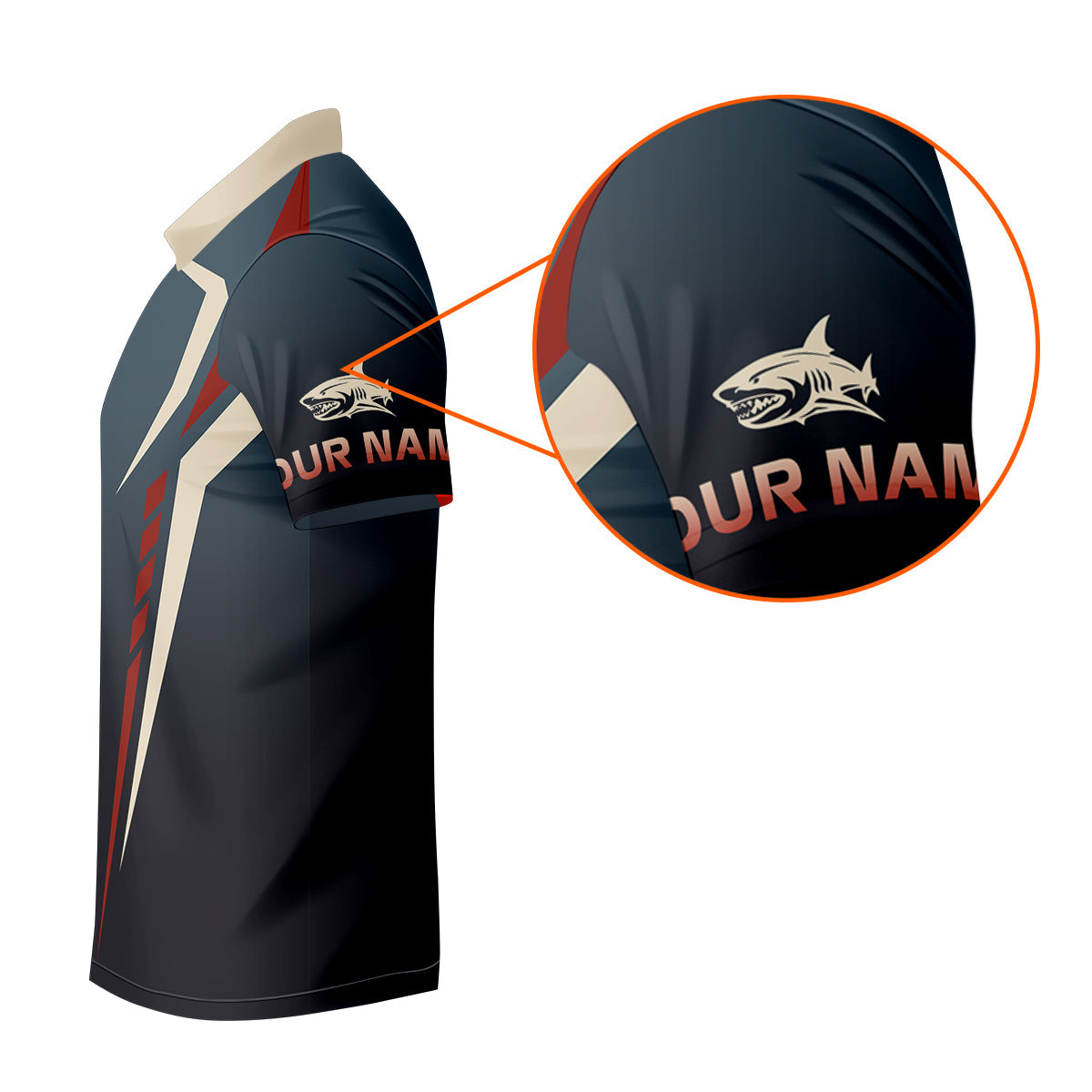 Shark Attack Fishing UPF Shirts, Fishing Tournament Shirt, Custom Fishing Shirt, Presents For Fishermen