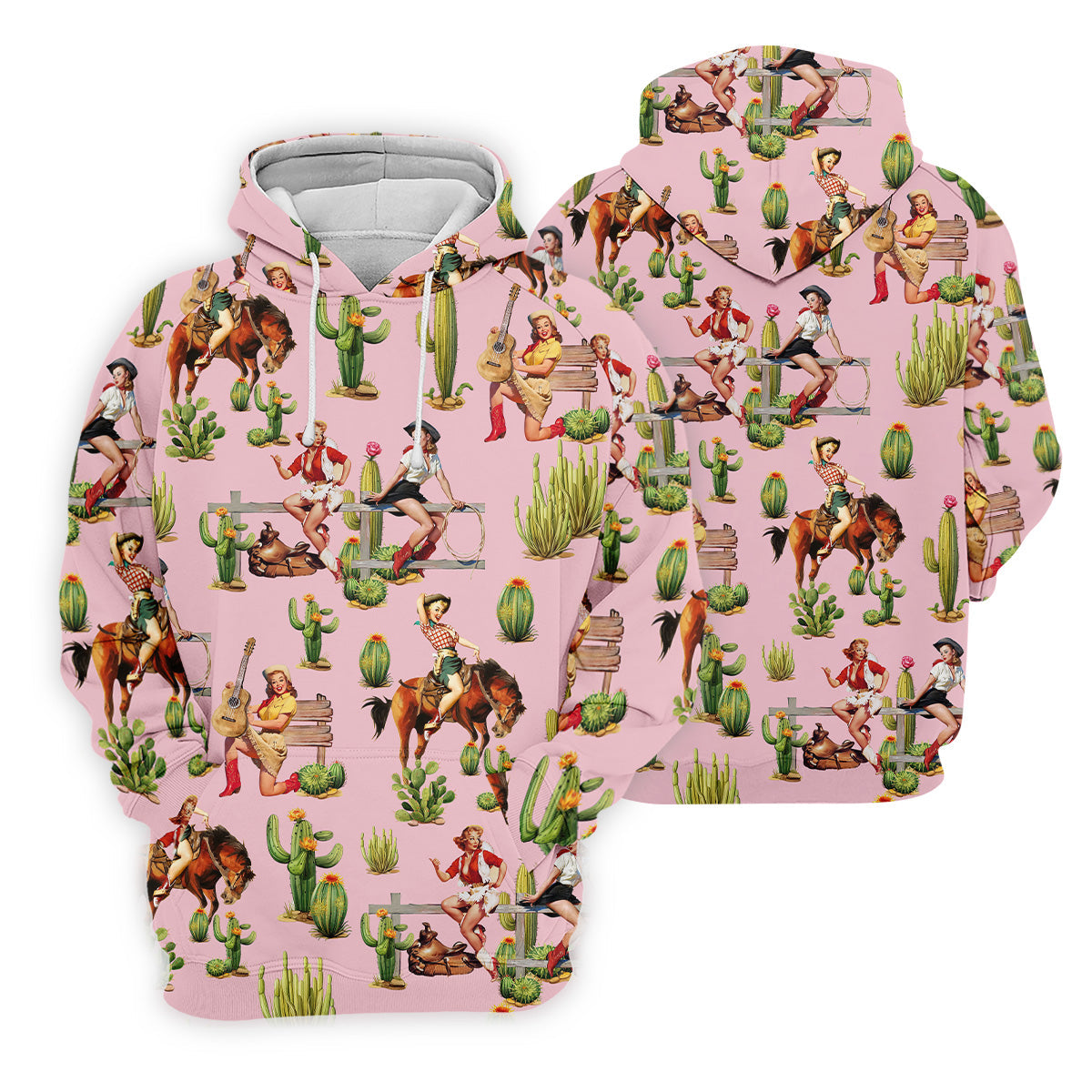 Vintage Cowgirl Pink Women's Golf Polo, Western Rodeo Women Golf Top, Cute Golf Outfit, Golfing Apparel