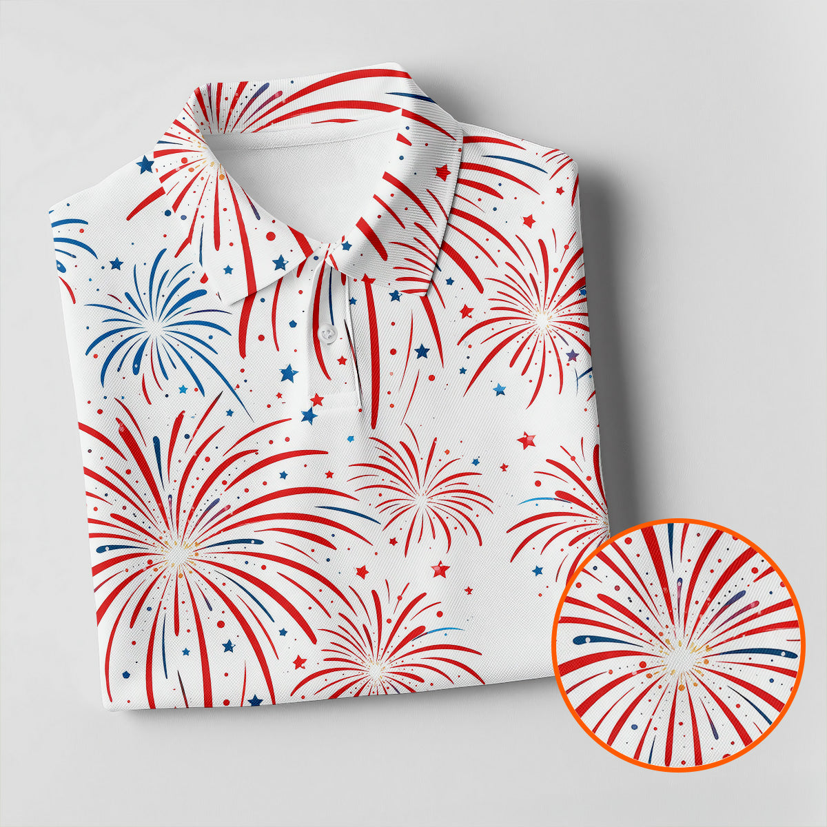 Funny Flamingo American Flag Pattern White Golf Shirt, 250th Anniversary Patriotic Golf Shirt, Women's Polo Shirt