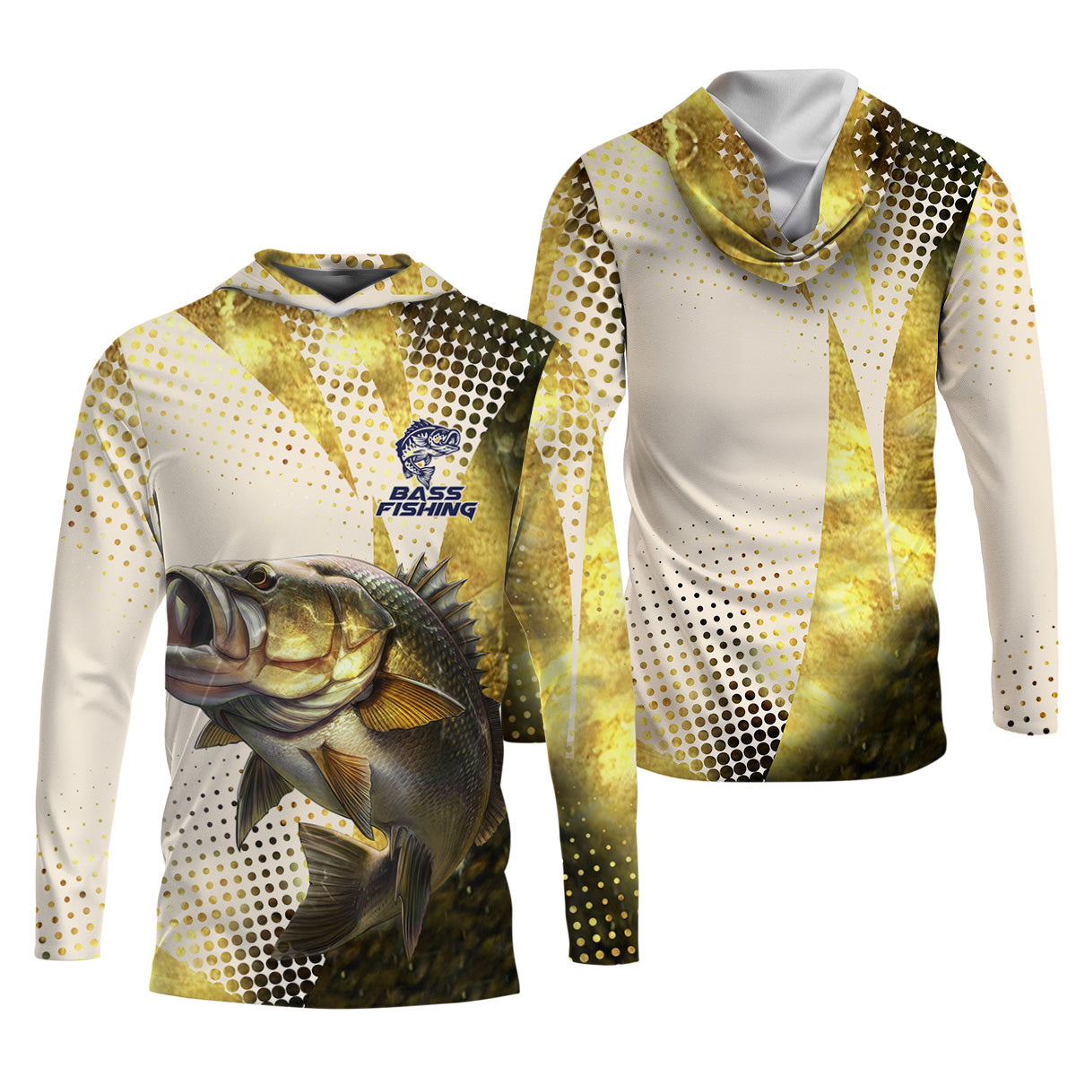Bass Fishing Shirt, SPF Shirt For Men, Custom Fishing Shirt, Gift For Fisherman, Mens Casual Shirts
