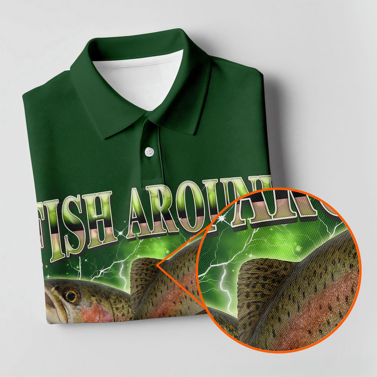 Fish Around And Find Trout Fishing UPF Shirts, Funny Fishing Shirt, Fishing Shirts For Men