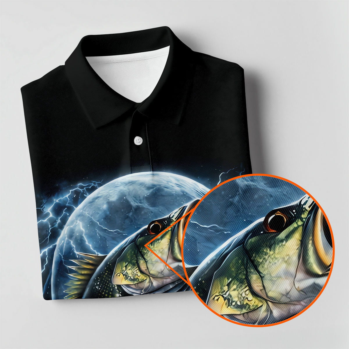 Night Bass Fishing UPF Shirts, Performance Fishing Shirts, Fishing Shirts For Men, Gift For Fisherman