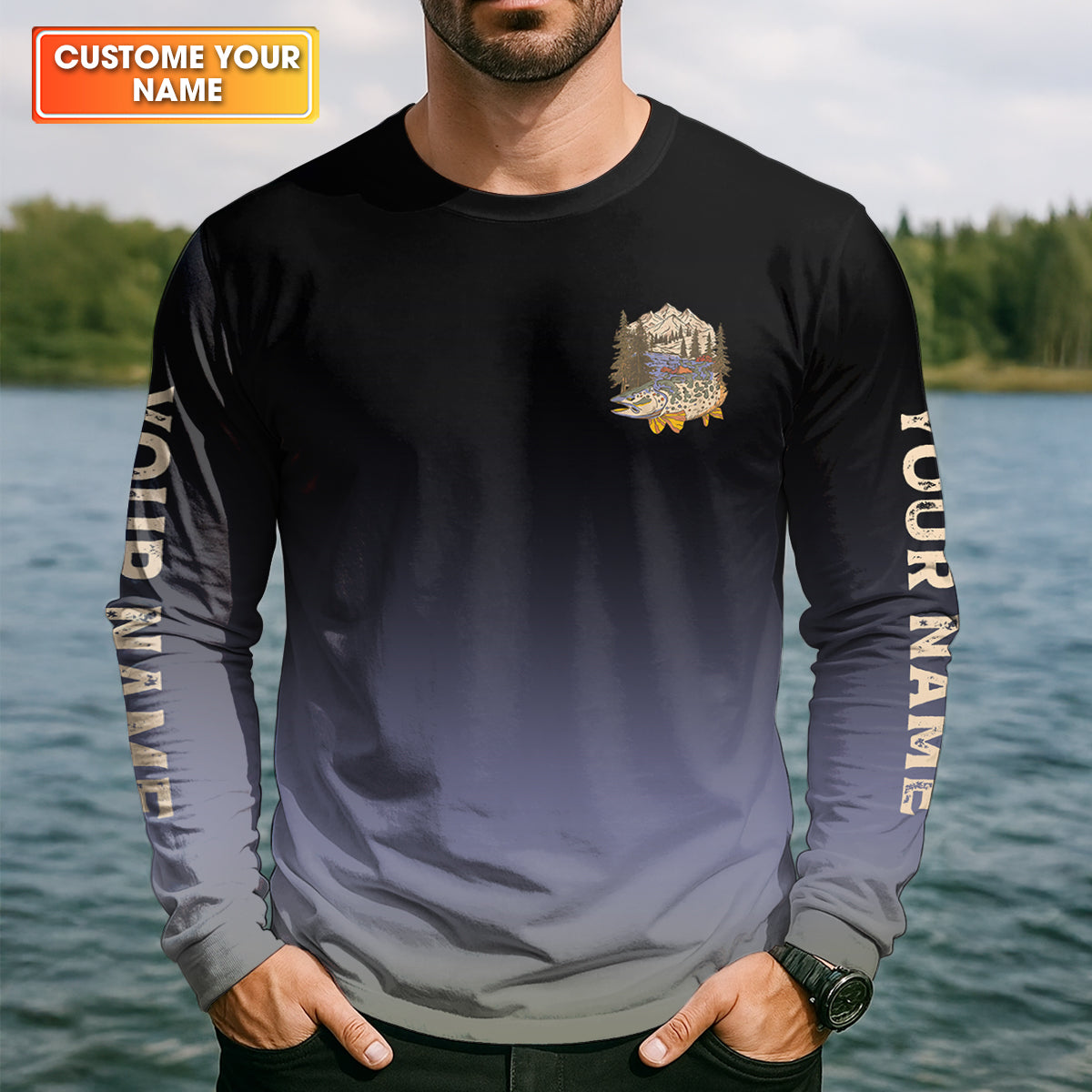 Protect Our National Parks Fishing UPF Shirts, Custom Fishing Shirt, Fishing Gift for Men, Men's Fishing Shirt