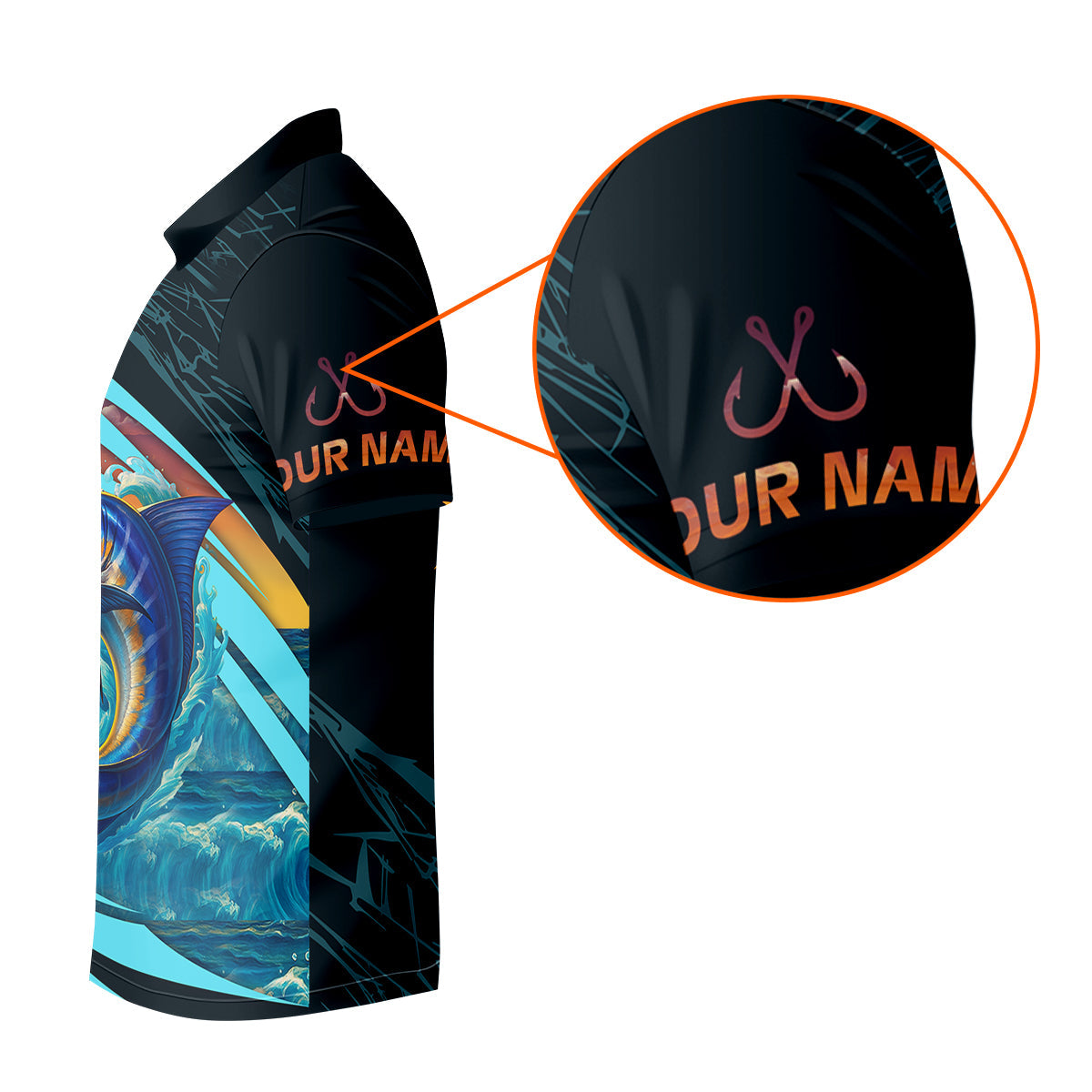 King Of The Deep Swordfish Fishing SPF Shirt For Men, Fishing Gifts For Men, Men's Fishing Shirt