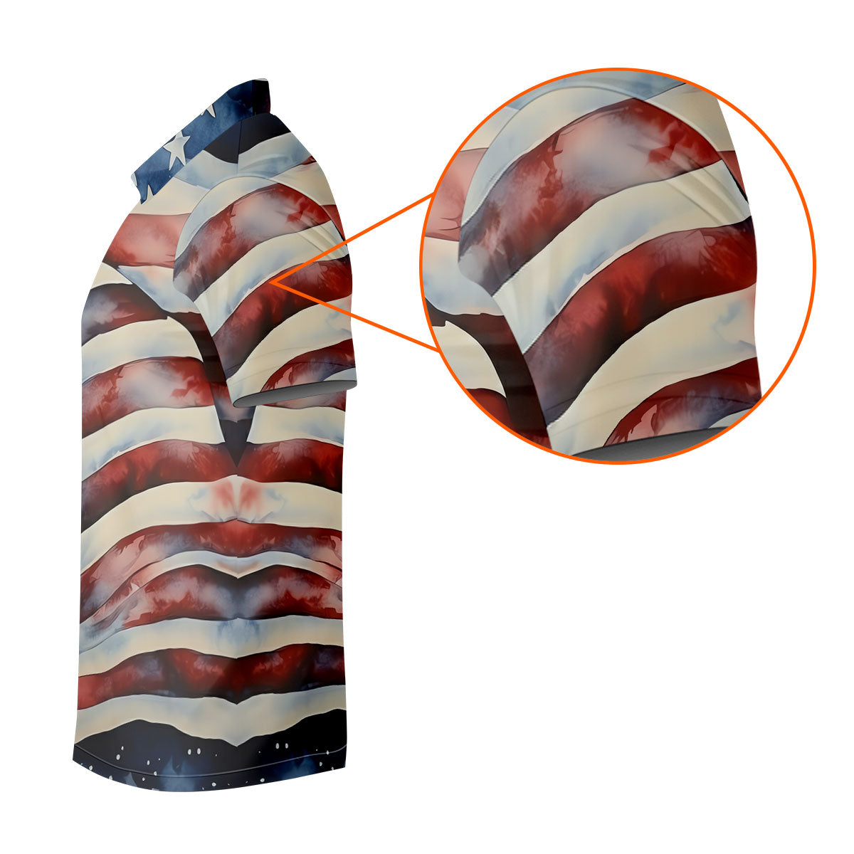 American Flag Golf Shirt, Patriotic Golf Polo Shirts, 250th Anniversary Golf Shirt For Women, Ladies Golf Polos
