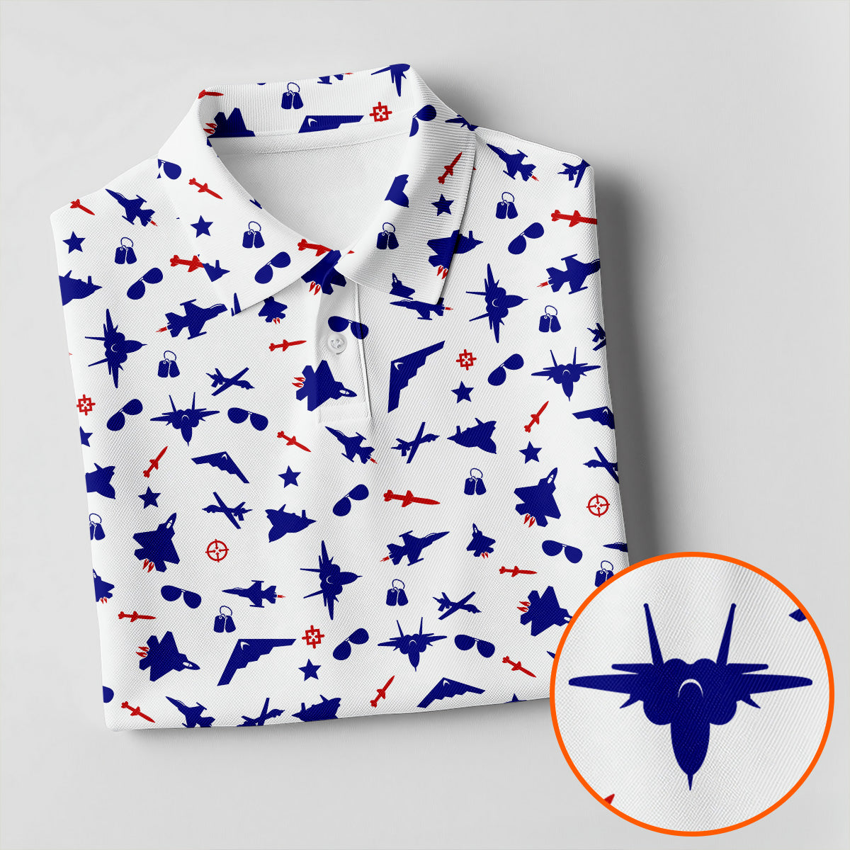 Dogfight Military Fighter Jets Women's Golf Tops, Ladies Golf Shirts, Golf Shirt For Women