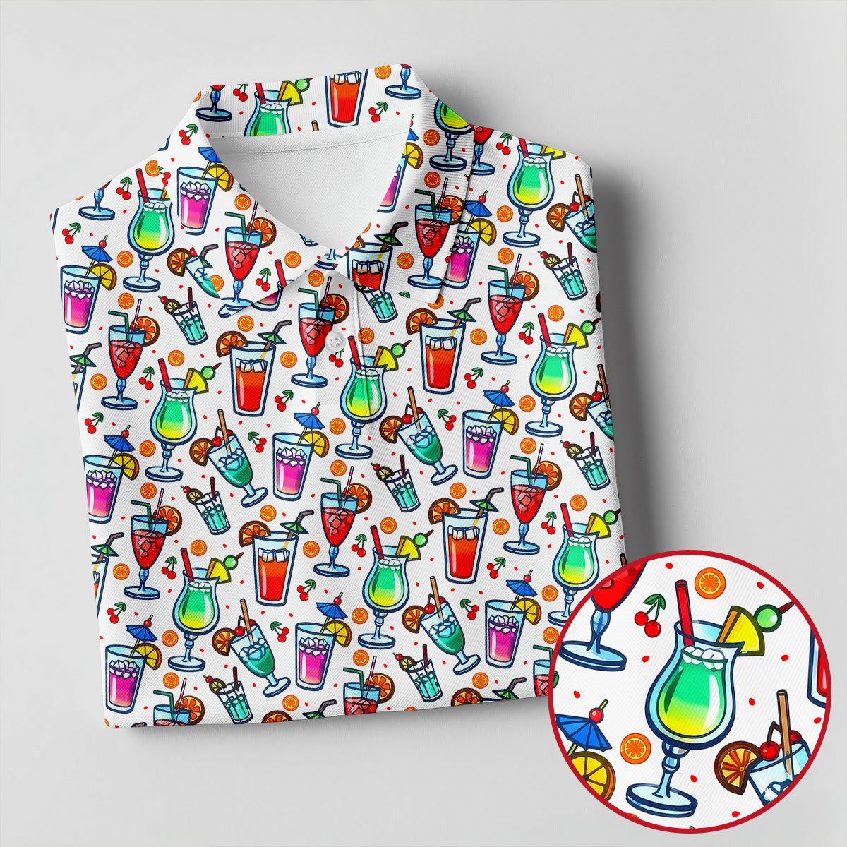 Refreshing Summer Cocktails Cinco De Mayo Celebration Fiesta Themed Golf Shirt For Women