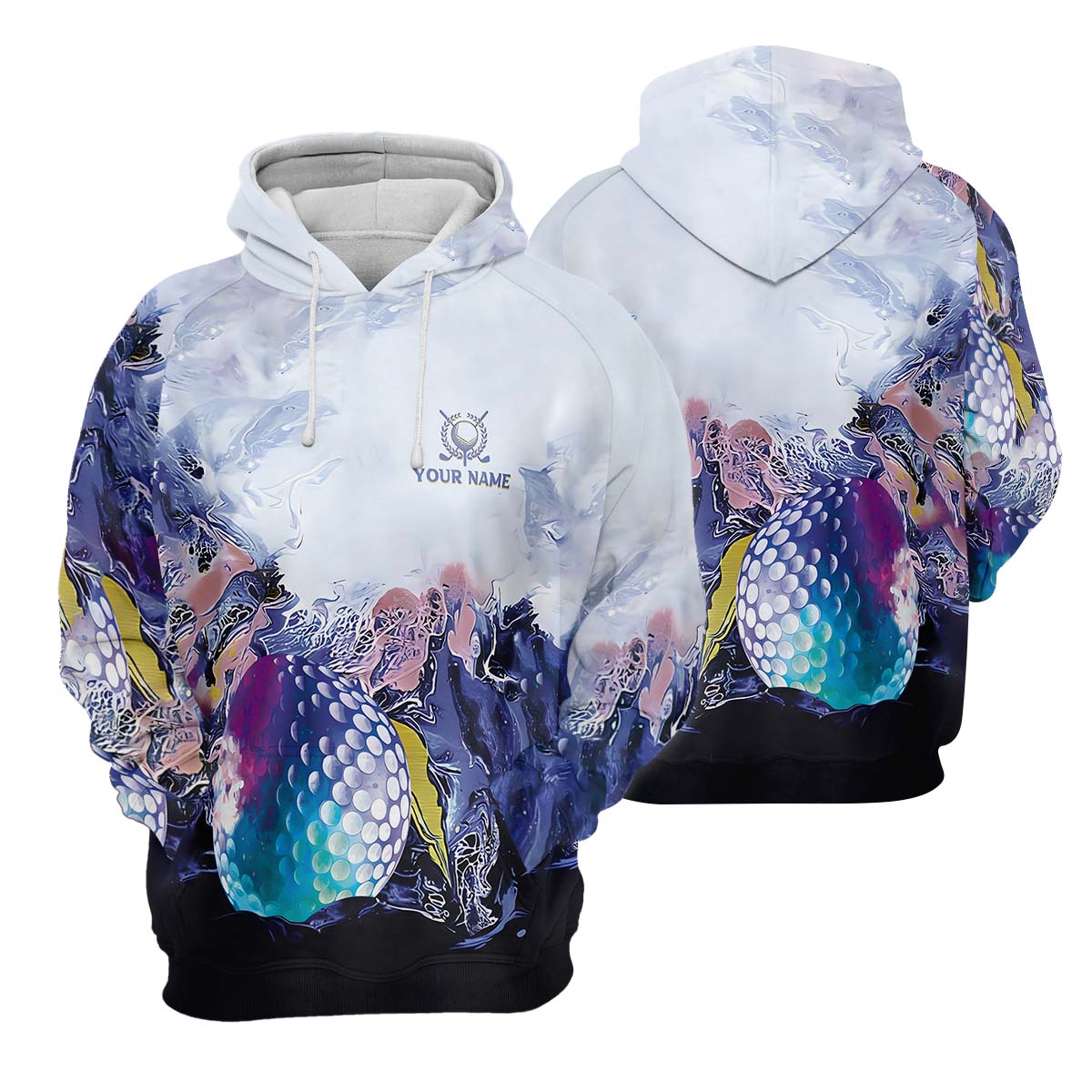 Watercolor Womens Golf Polo ShirtTeam Golf Shirt, Golfing Apparel, Womens Golf Gifts