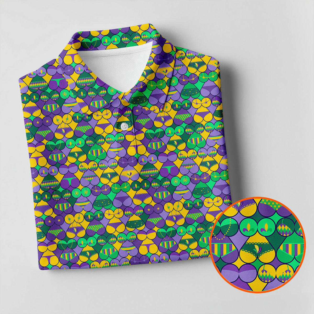 Adult Humor Naughty Fun Mardi Gras Golf Shirt, Women's Golf Shirts, Ladies Golf Polos, Golf Shirt For Women