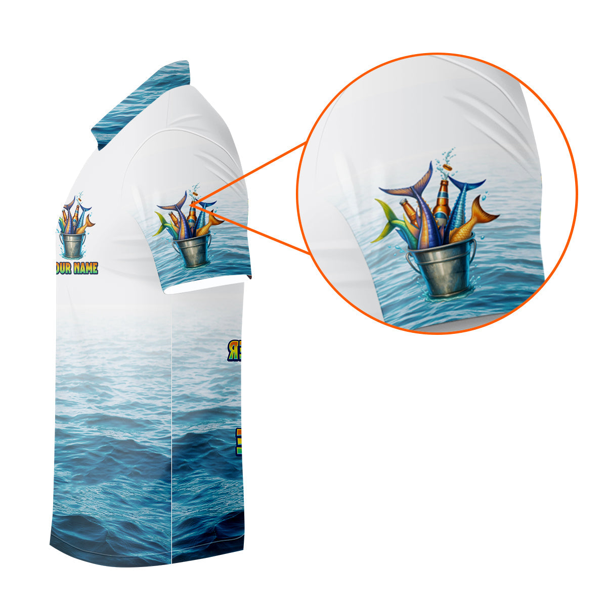 I Rescue Fish From Water And Beer From Bottle Fishing UPF Shirts, Fishing Gifts For Men, Men's Fishing Shirt