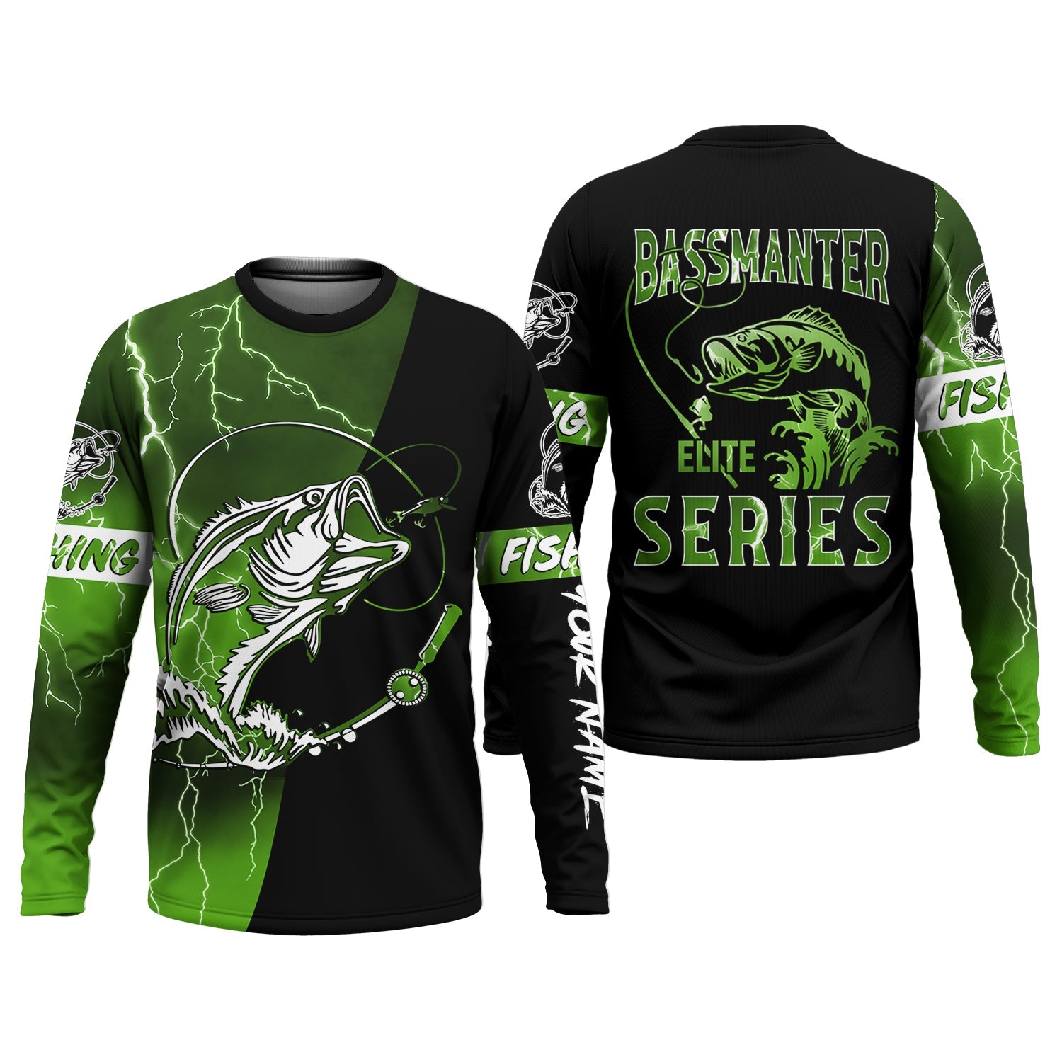 Bassmanter Elite Series, Fishing UV Shirts, Men Jersey, Men Button Down Shirt, Men Long Sleeve Shirt