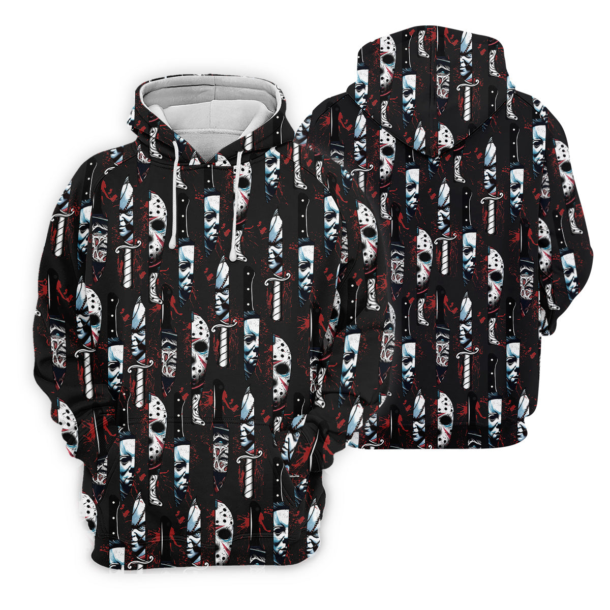 Horror Character Women Golf Shirt, Horror Movie Shirt, Halloween Golf Shirt, Womens Golf Gifts