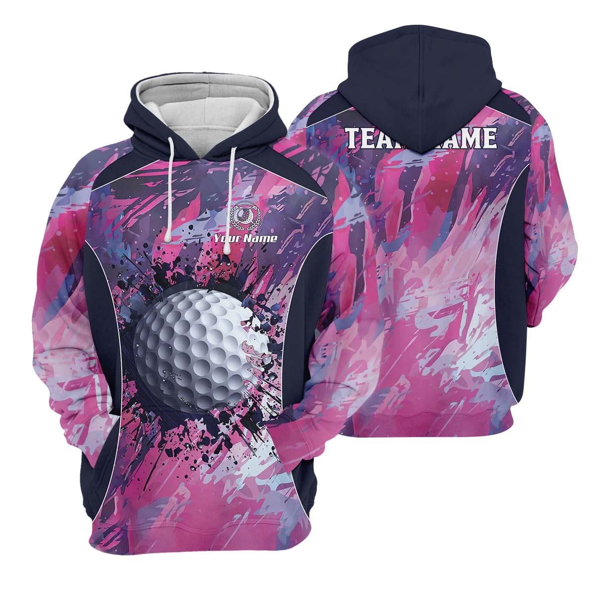 Colorful Golf Ball Custom Women Golf Polo ShirtGolfing Apparel, Women Golf Gifts