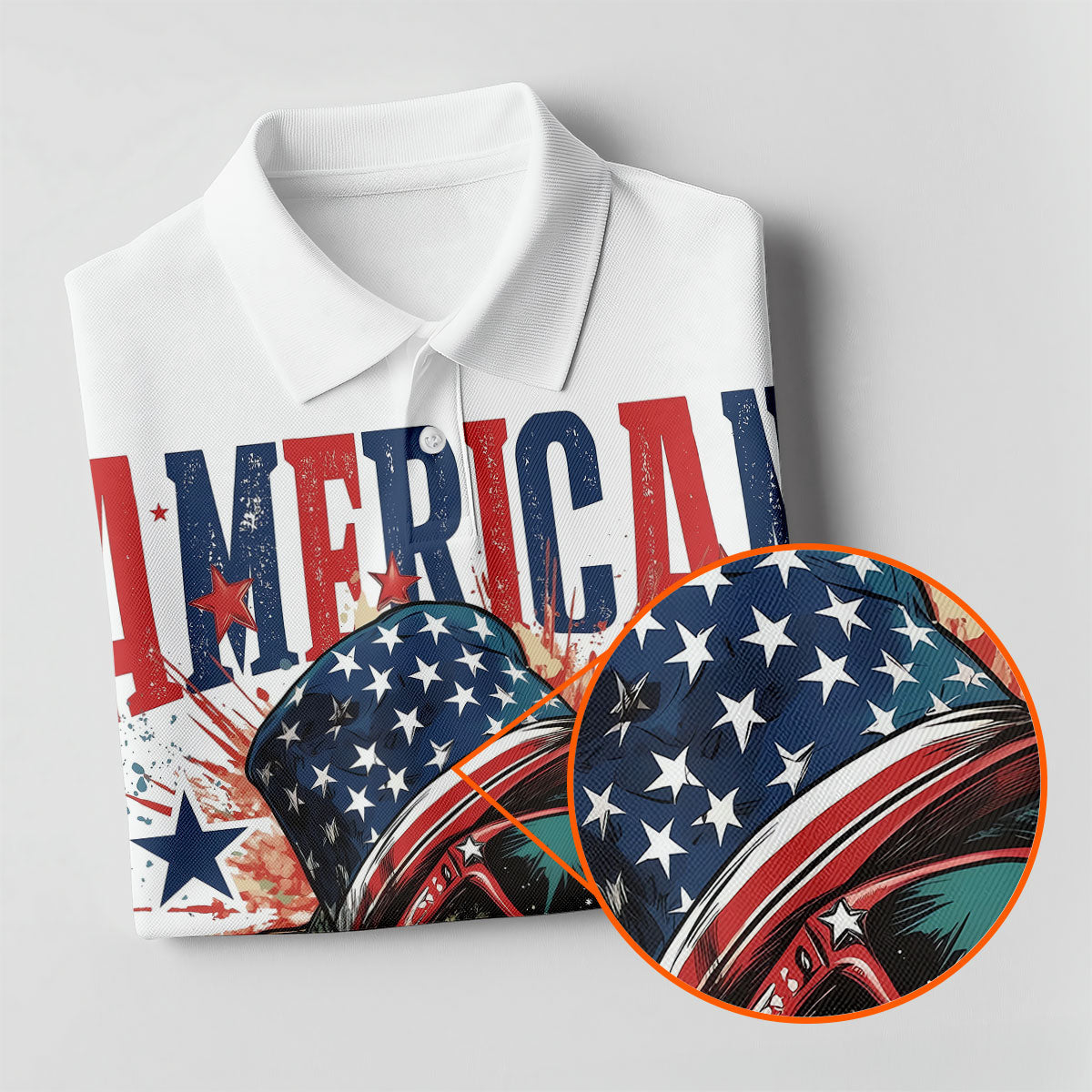 American Hooker Patriotic Fishing Shirt, Fishing UPF Shirts, 250th Anniversary Men's Fishing Shirt