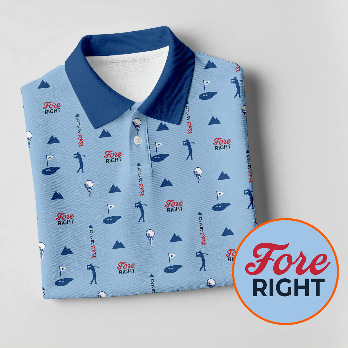 Fore Right Cold As Slice Golf And Beer Women Golf Top, Ladies Golf Shirts, Golfing Apparel