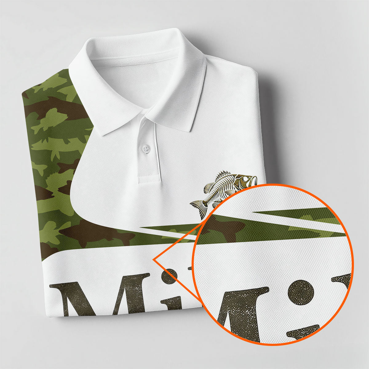 MILF Man I Love Fish Green Camo Funny Fishing Shirt, Fishing UPF Shirts, Fishing Shirts For Men