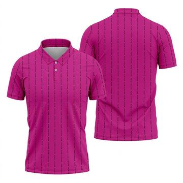 Fcancer Men's Golf Shirt, Breast Cancer Awareness Shirt, Pink Golf Shirt, Golf Shirts For Men